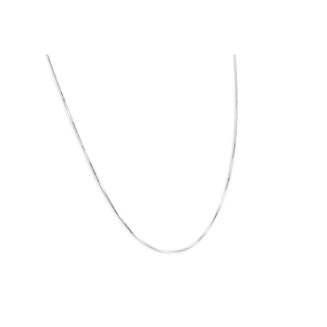 AN 18CT WHITE GOLD CHAIN, gw 3.1 g.