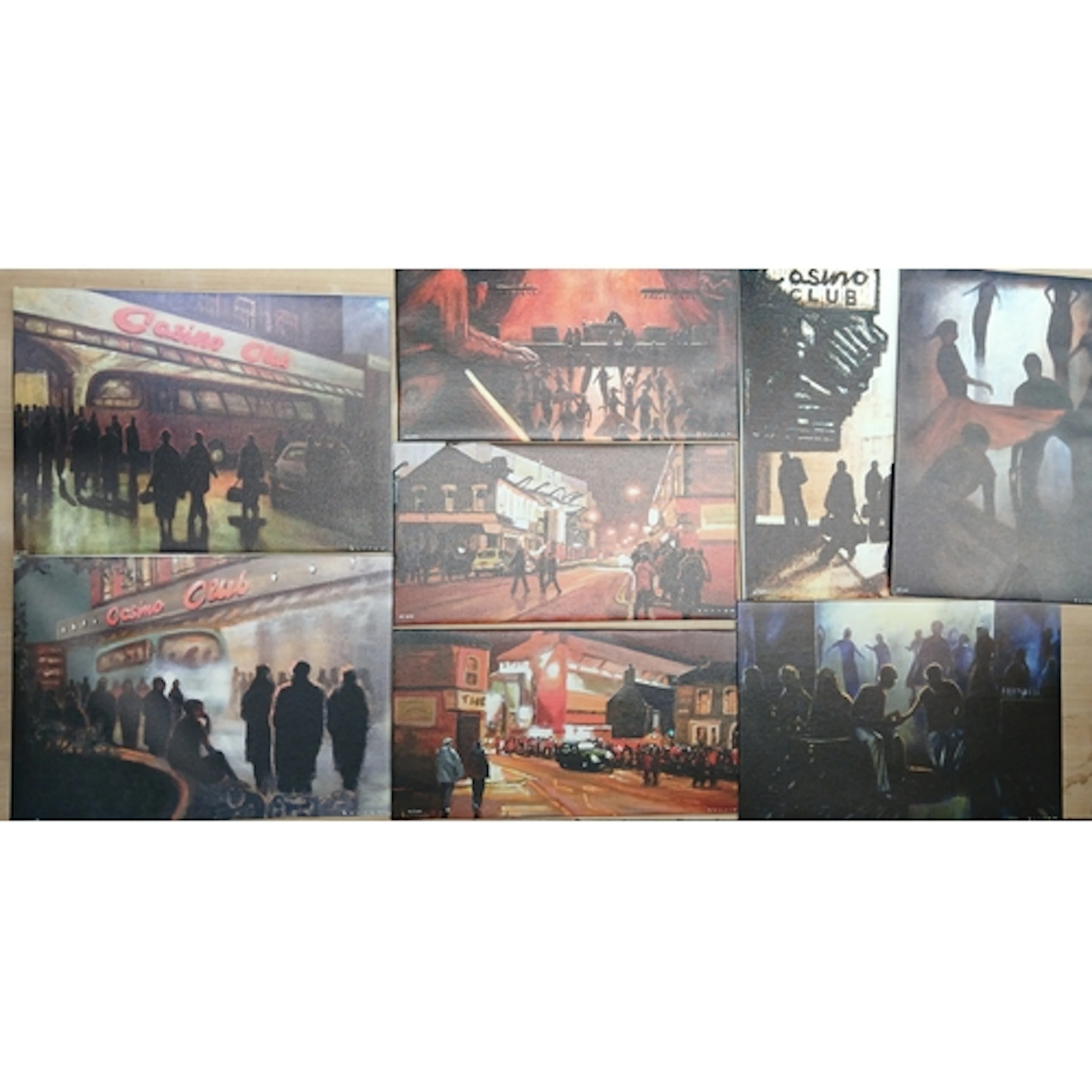 After David Barrow, a group of eight limited edition prints ...