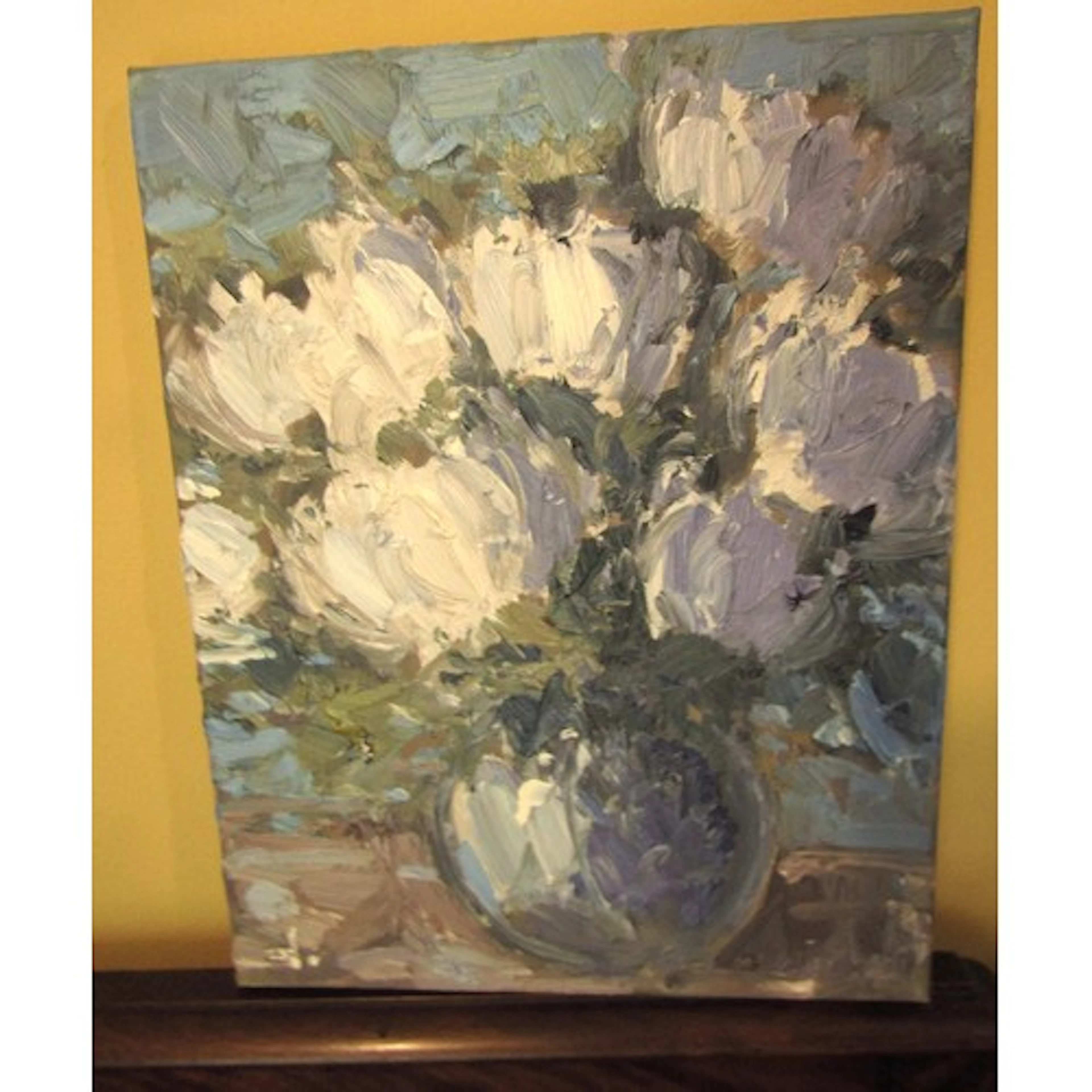Vivial Mandelia Still Life Oil on Canvas Signed Approximatel...