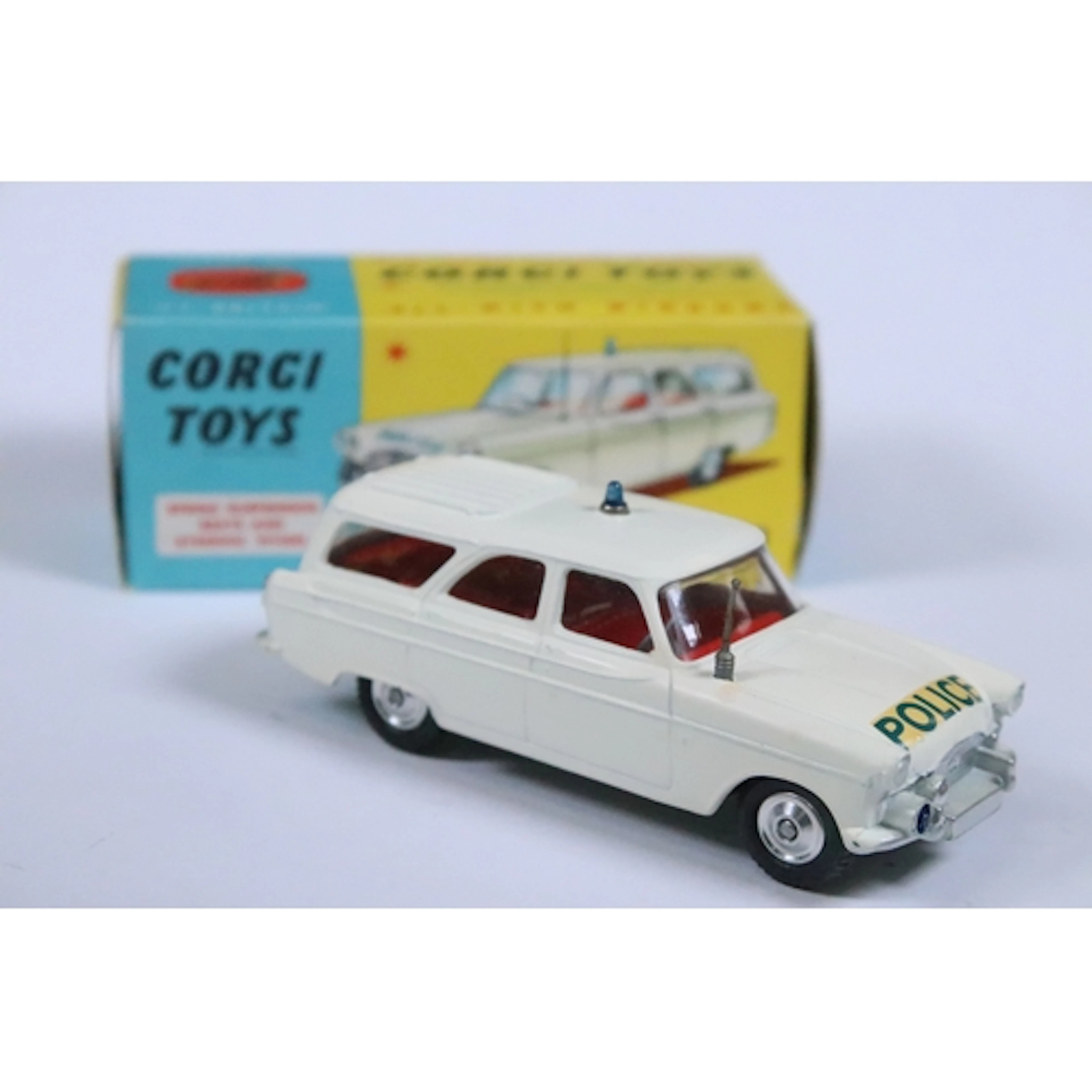 Boxed Corgi 419 Ford Zephyr Motorway Patrol diecast model in...