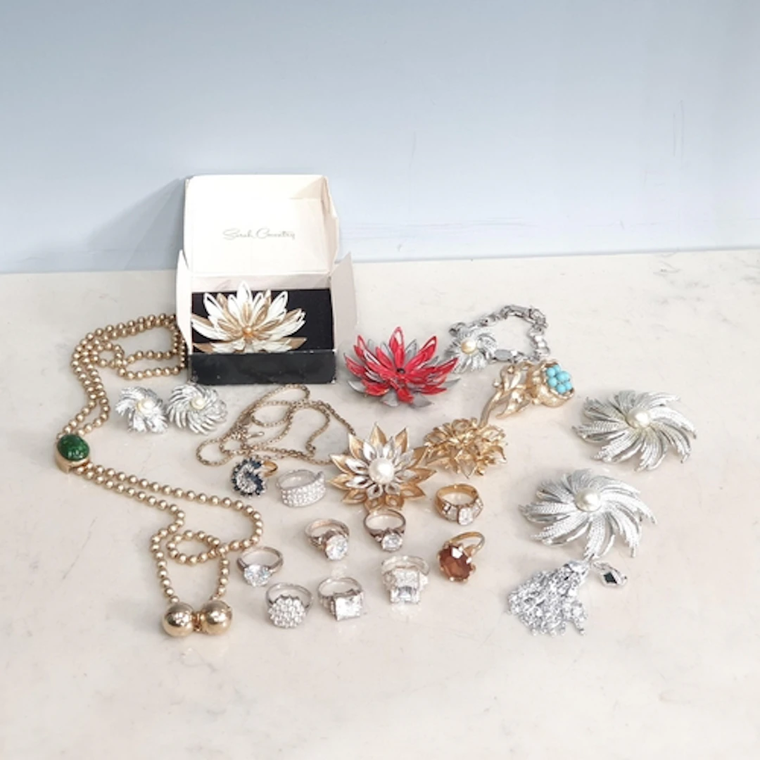 A collection of seven Dress Rings set mostly cz, stamped 925...