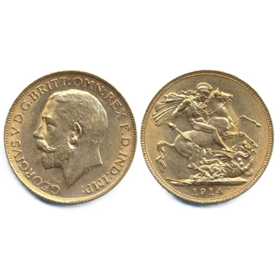 Investment Gold Lot - Documents Required. 1914P sovereign ve...