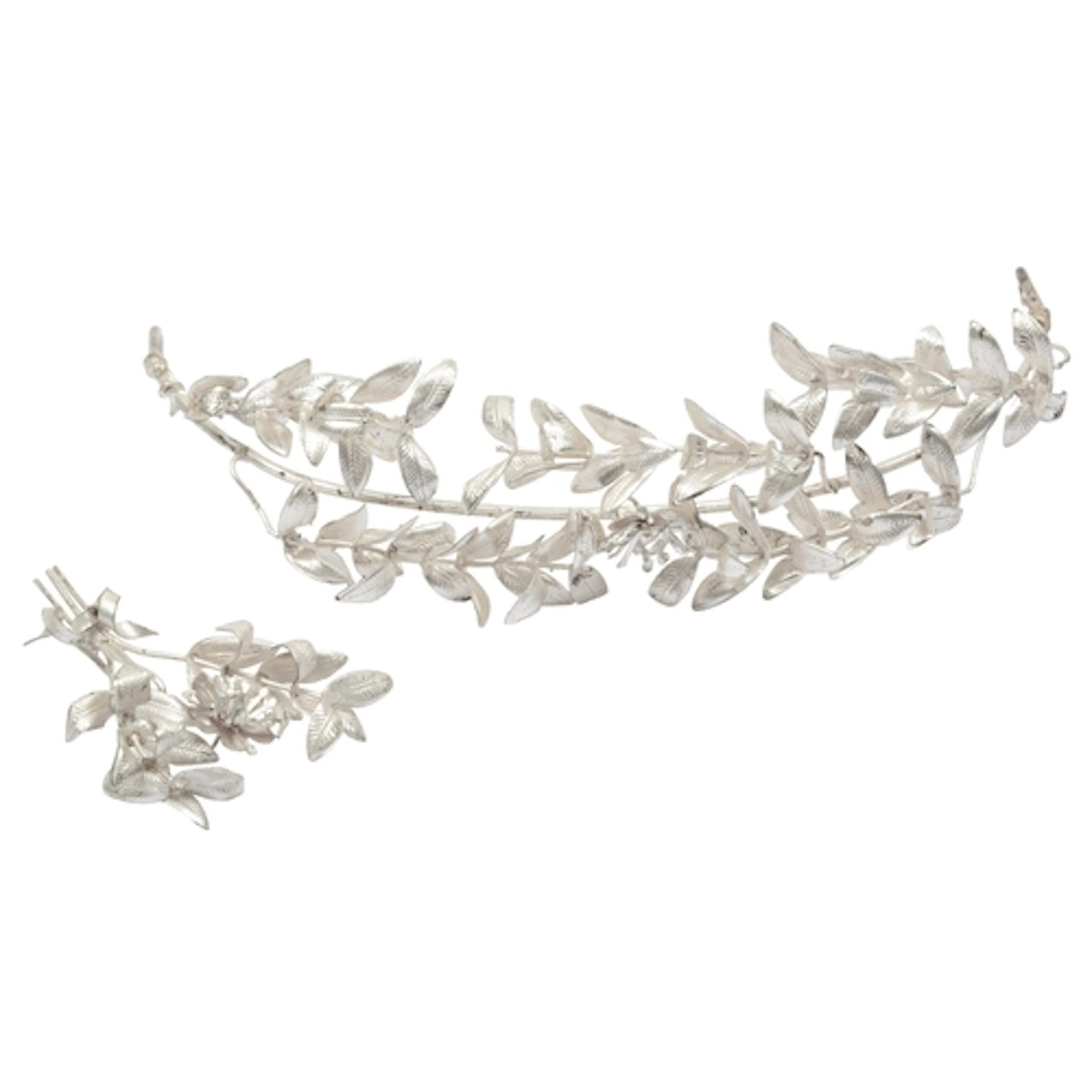 A wedding tiara and brooch, Sweden, mid 20th century, each d...