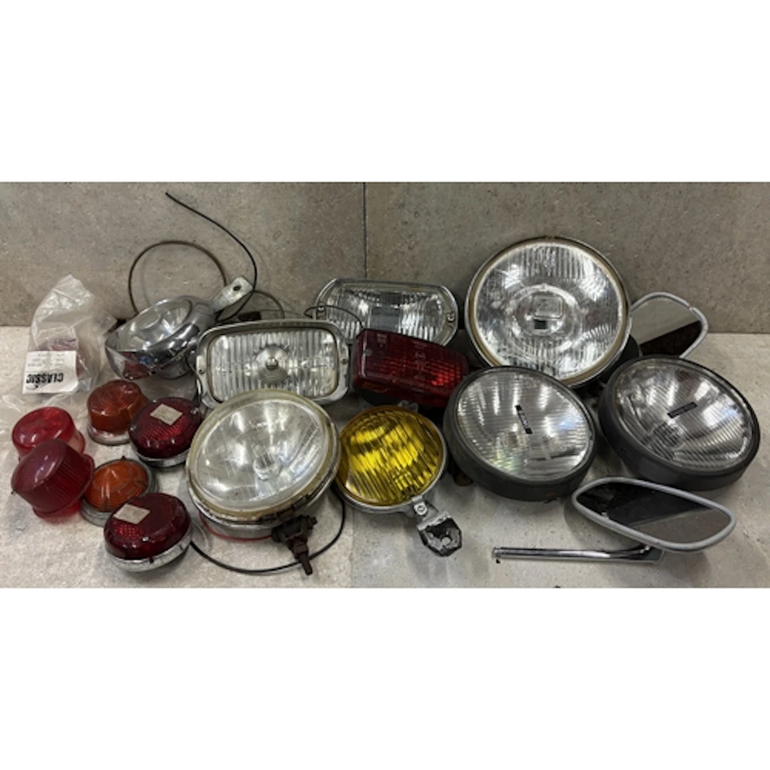 A collection of Lucas and other spotlights. Est. £20 - £30.