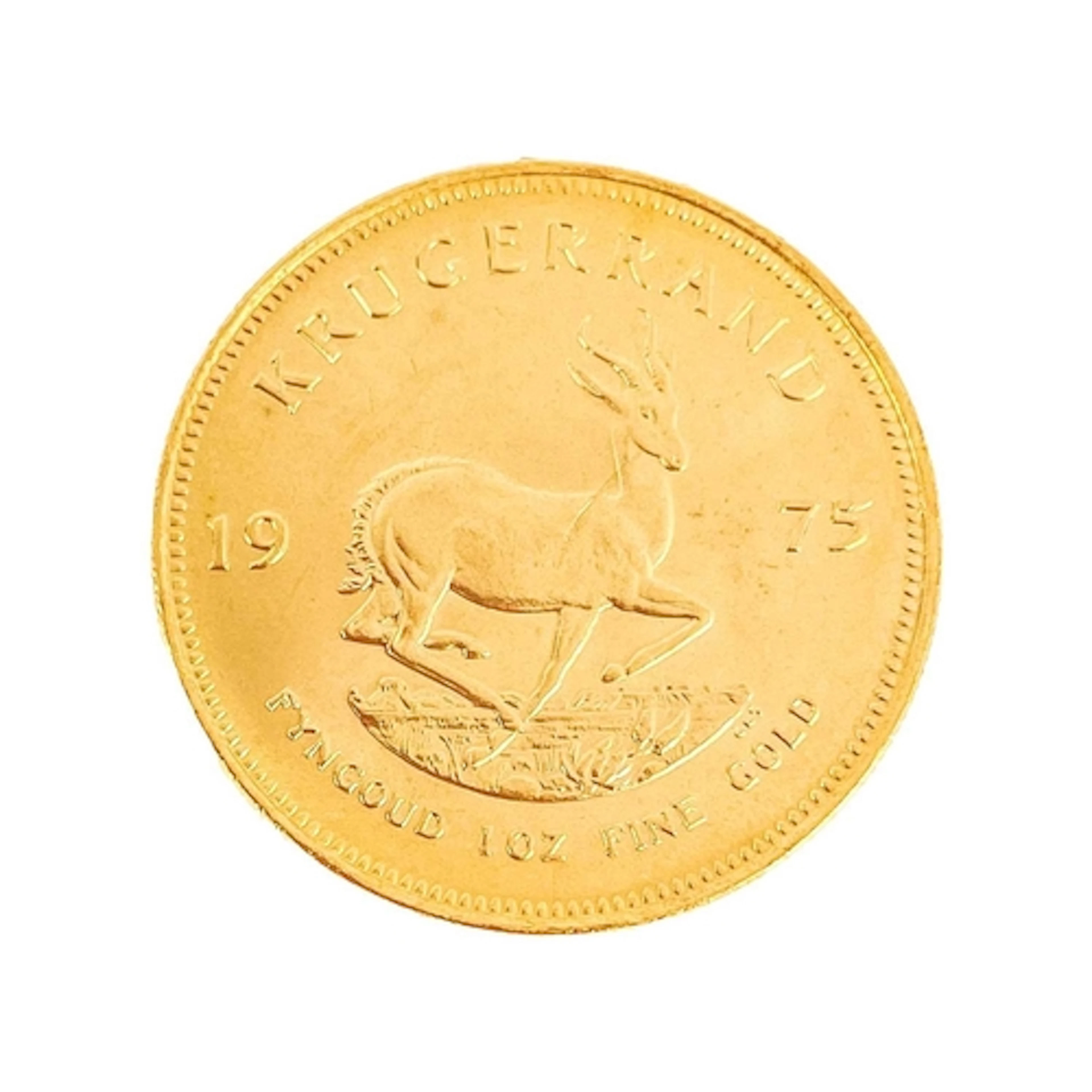1975 Gold full Krugerrand. 1975 gold full Krugerrand in ef c...
