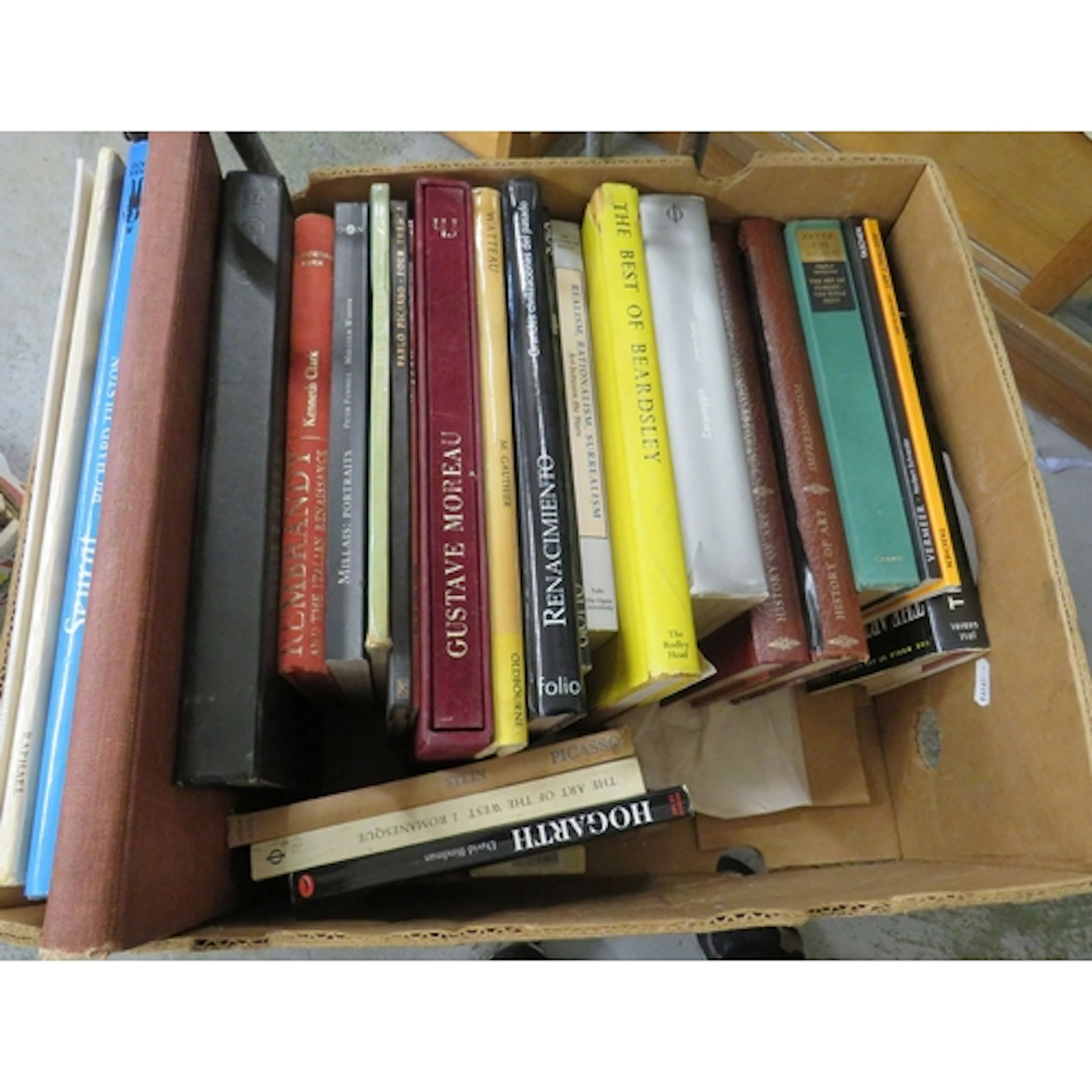 Books: Seurat, Millais Portraits, Gustave Moreau, El Greco, ...