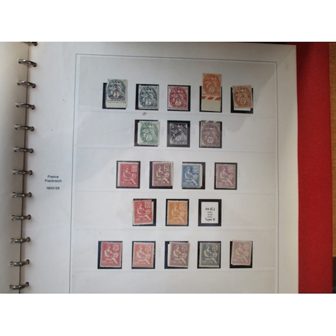 France. M, condition some what mixed, coln in 1 Safe album a...