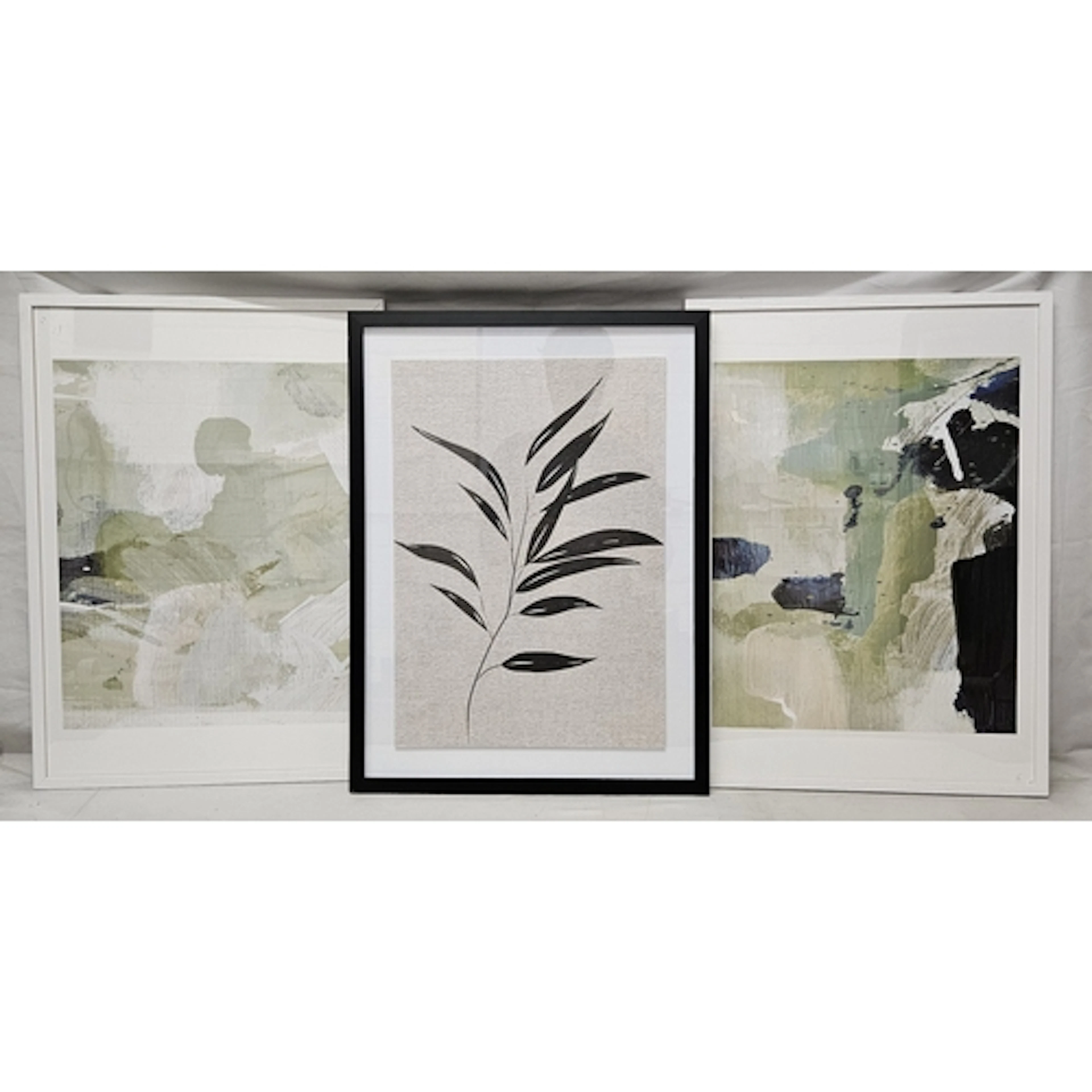 3 F/g Prints incl. floral, abstract compositions, largest ap...