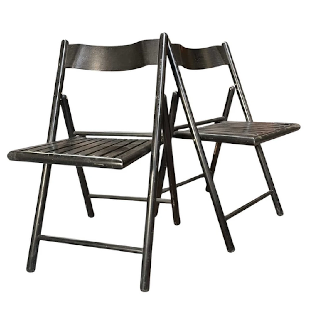 Terence Conran for Habitat - a pair of designer folding chai...