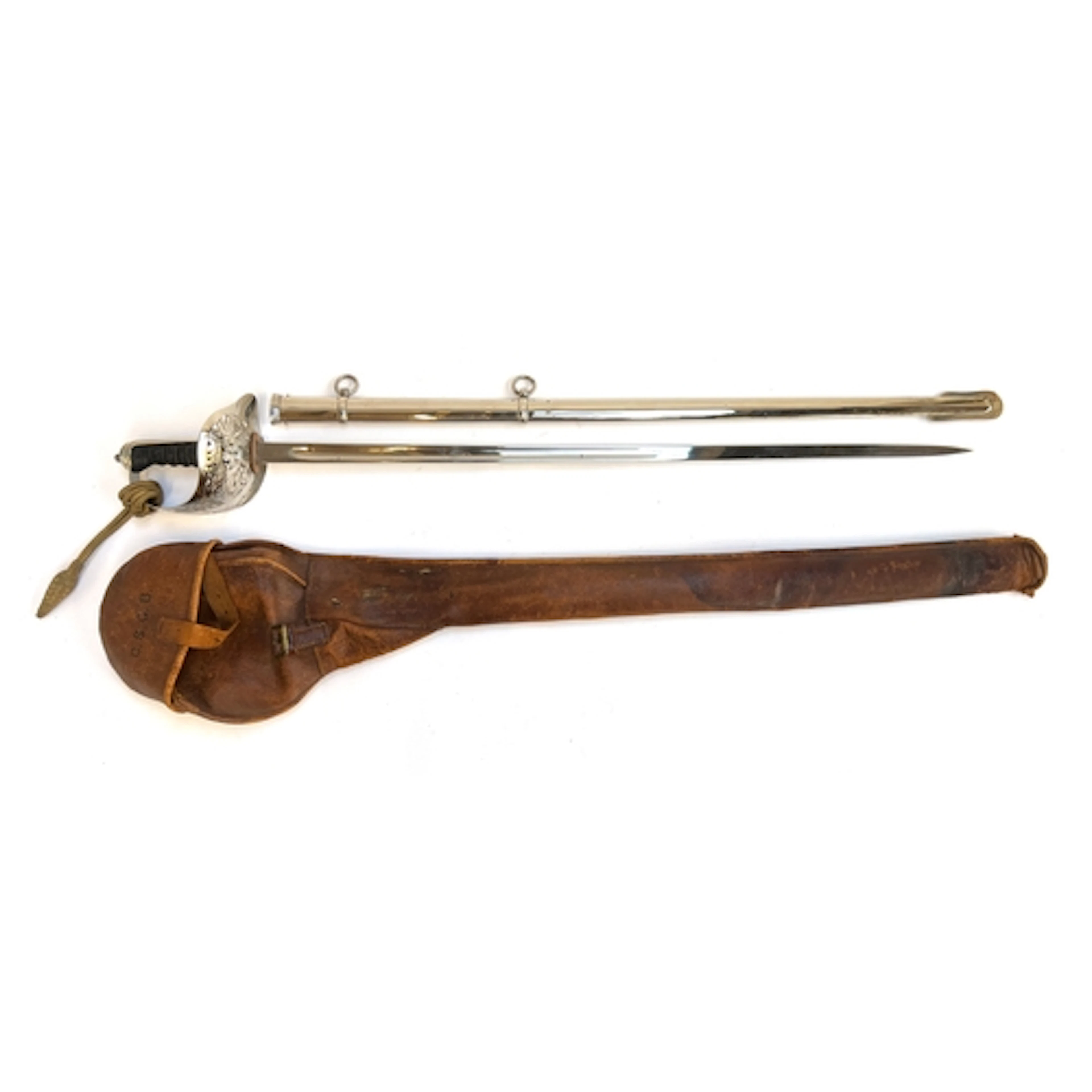 An ERII Officer's sword by Wilkinson, with shagreen and wire...