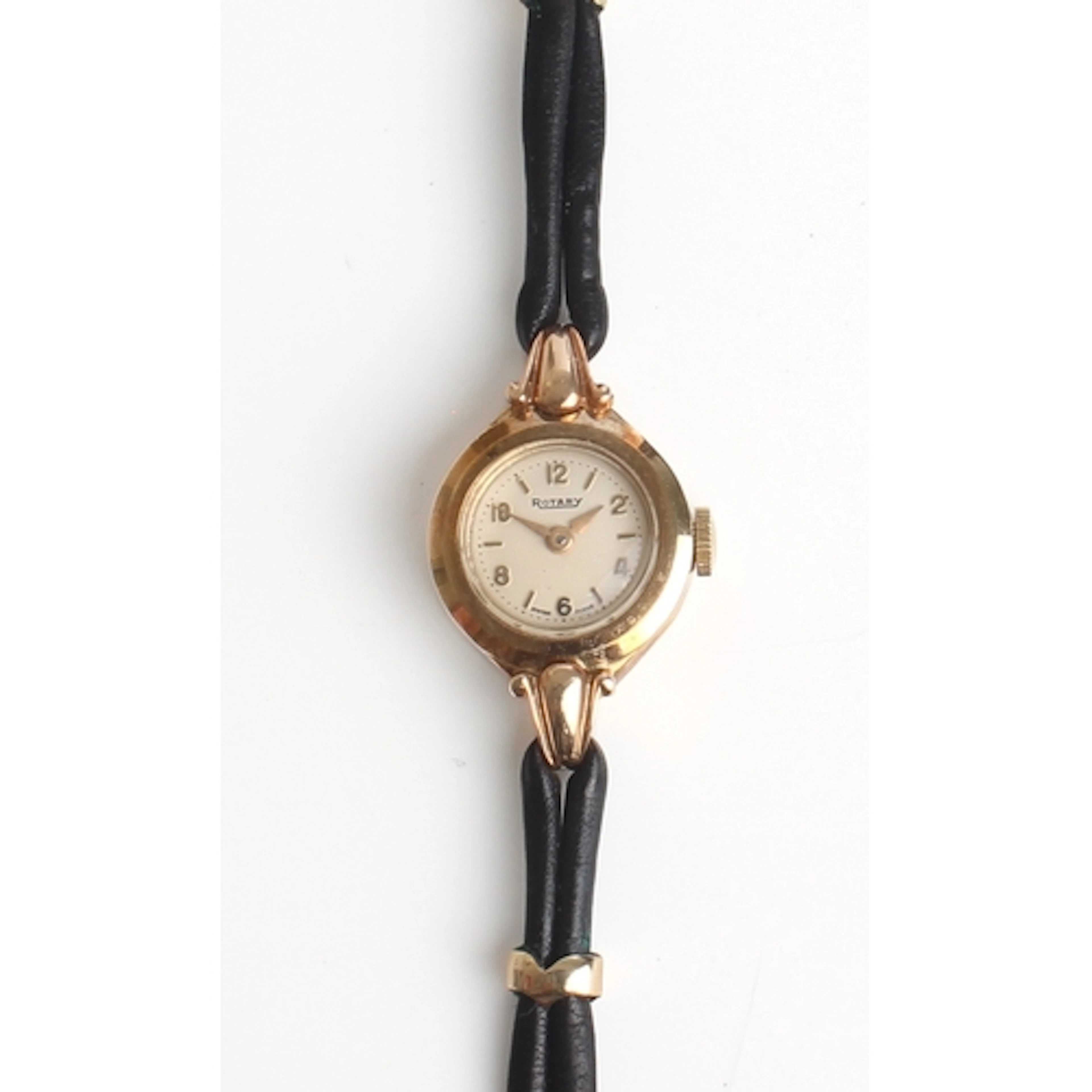 A mid-20th century Rotary 9ct gold ladies wrist watch - the ...