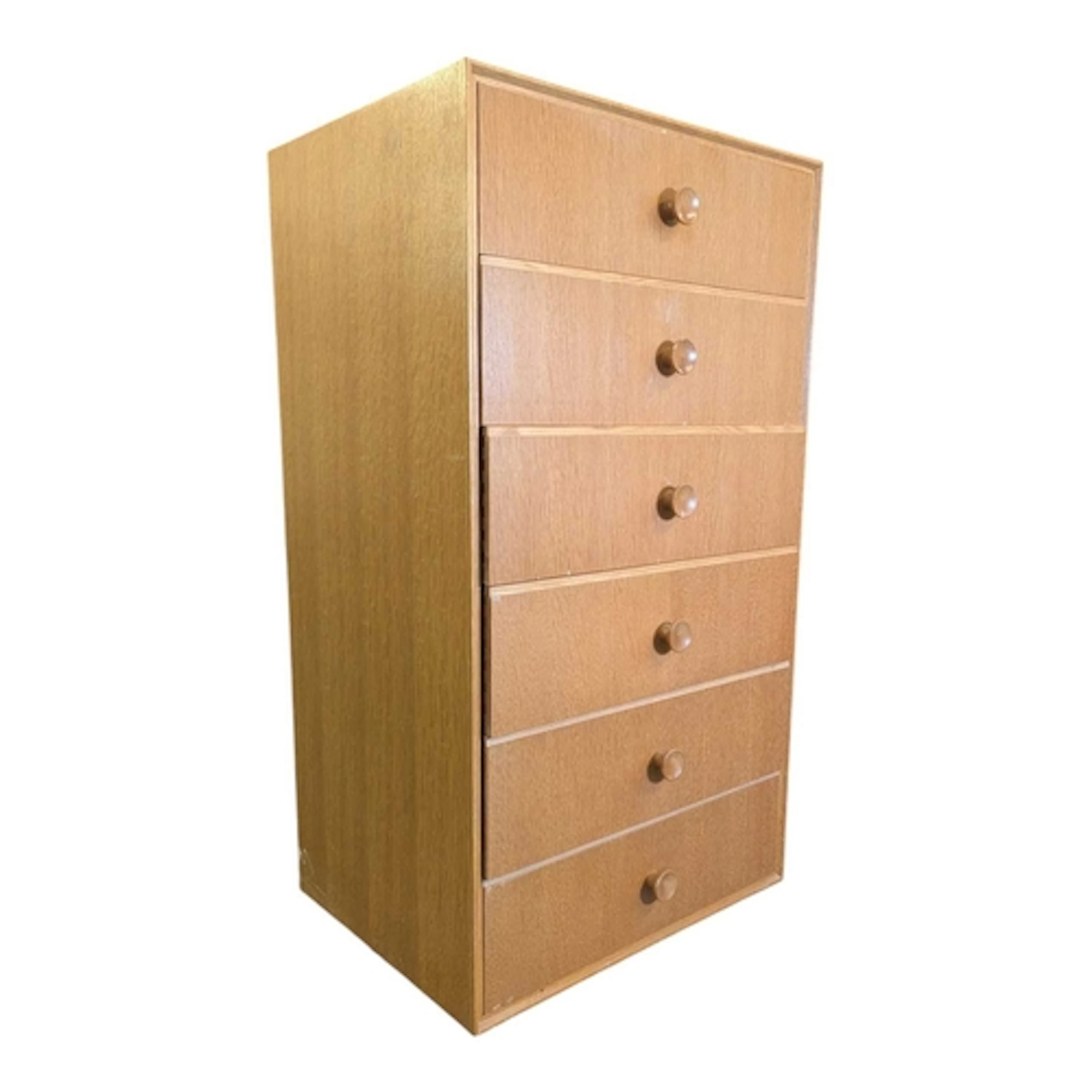 Meredew - A mid 20th century circa 1960s teak pedestal chest...