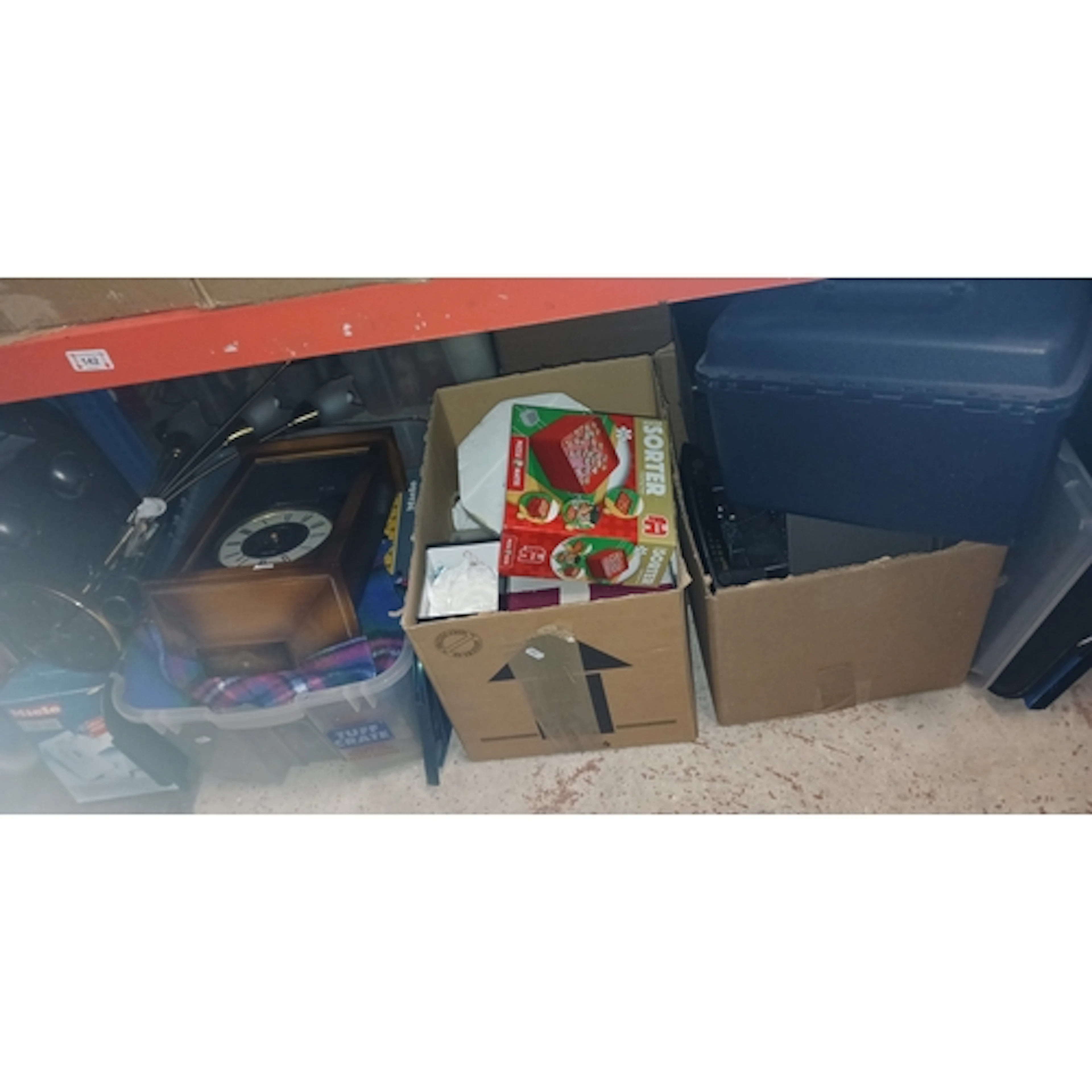 Mixed lot to include cylinder vacuum cleaner, portfolio case...