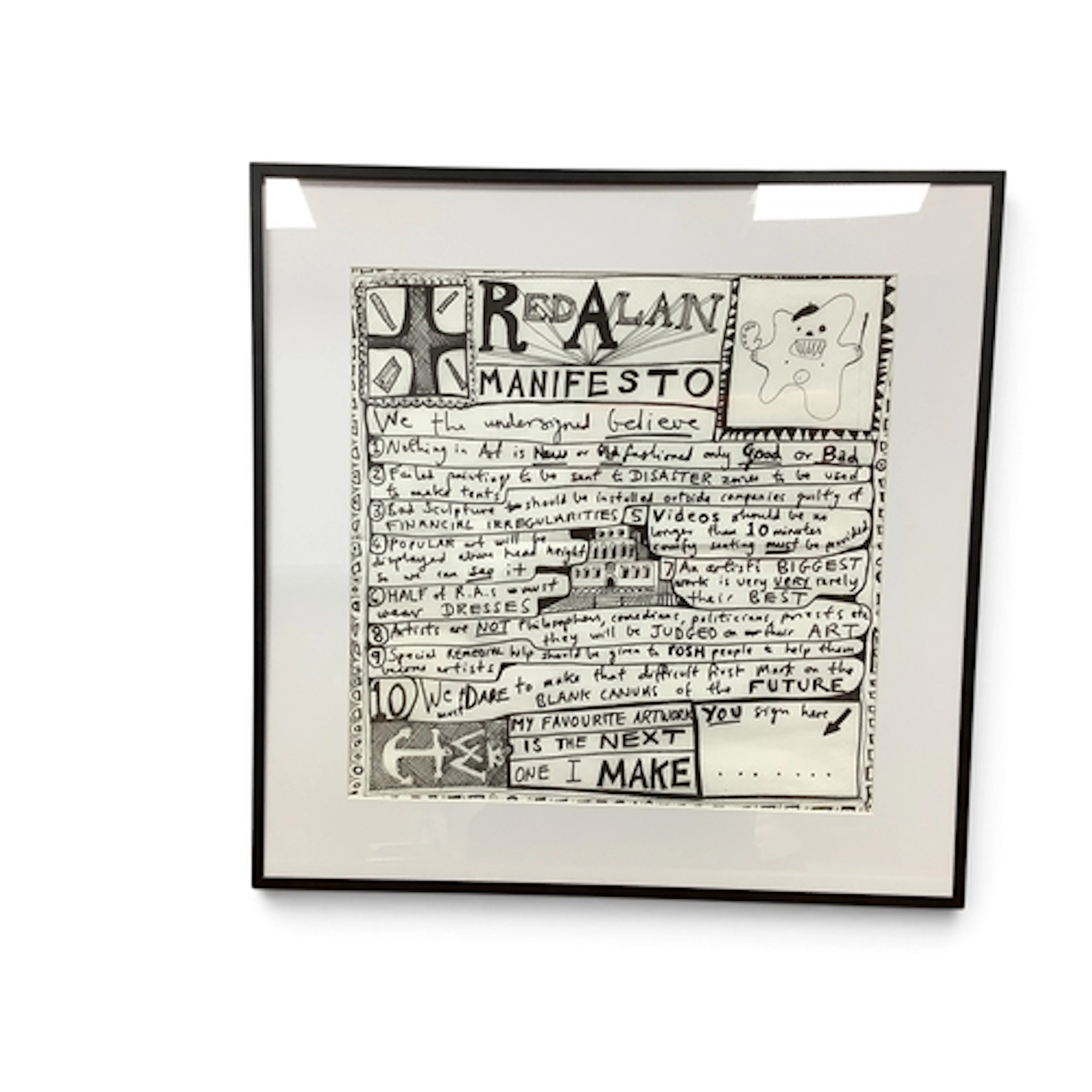 After Grayson Perry (B. 1960) *ARR Red Alan Manifesto, digi...