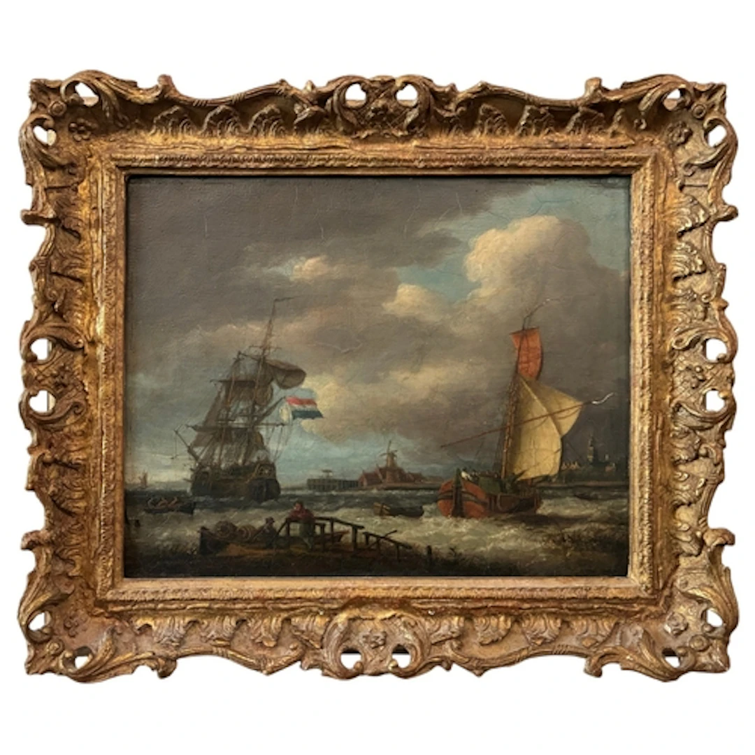 Follower of Willem van de Velde the Younger (1633-1707) - Du...
