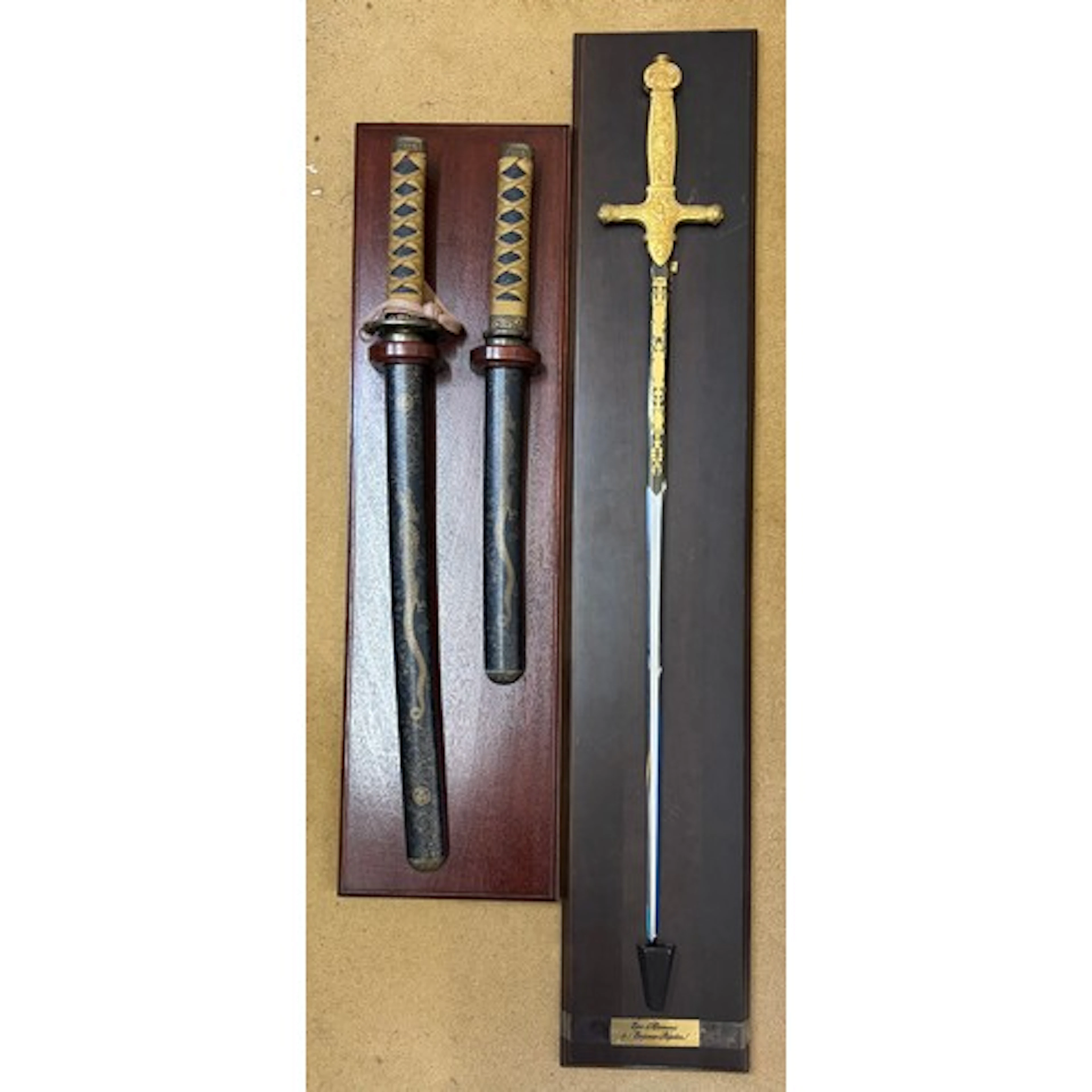 Franklin Mint replica sword of Napoleon I, 85cm, on display ...
