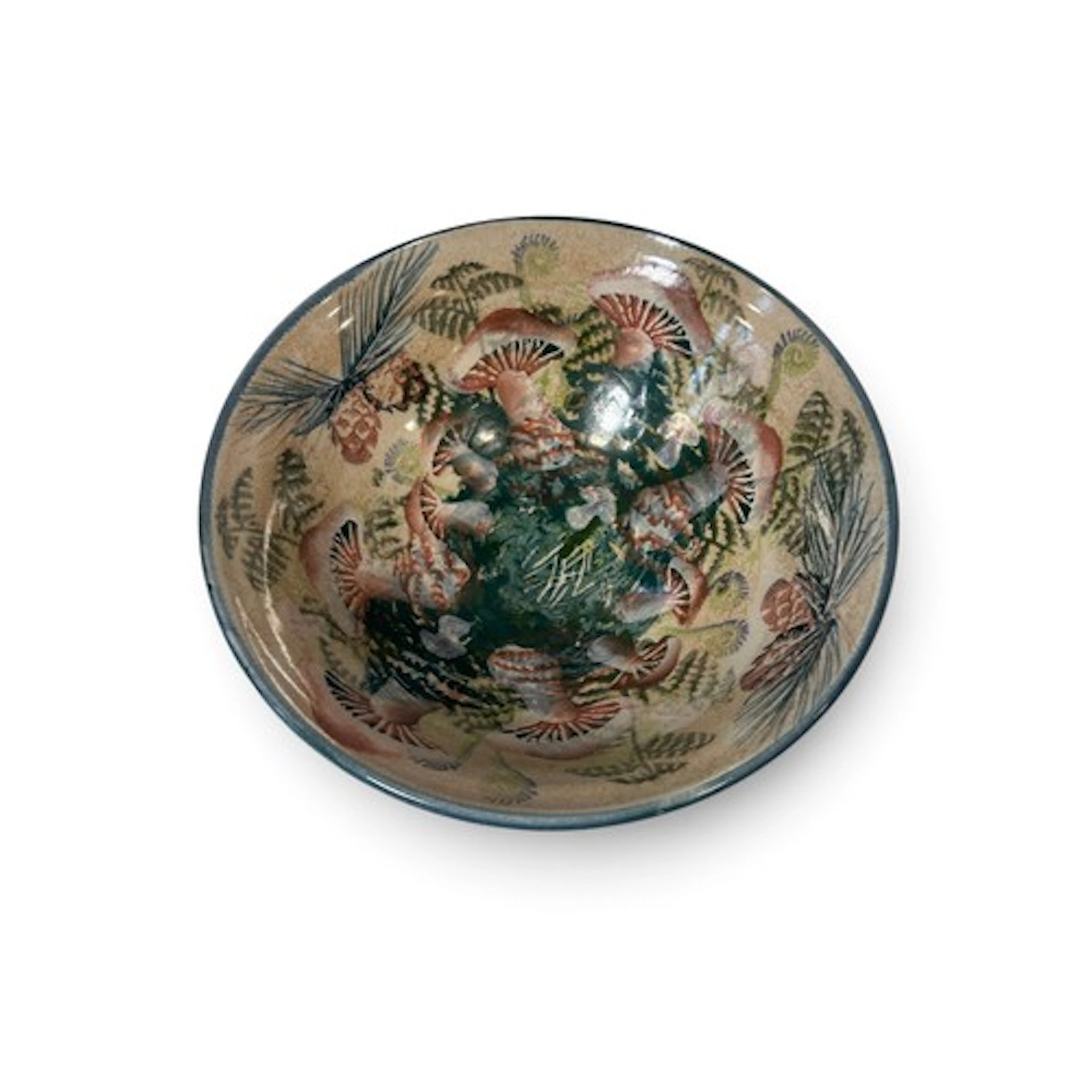 Linda Marshall - Tian pottery Scotland, Conical bowl with ha...