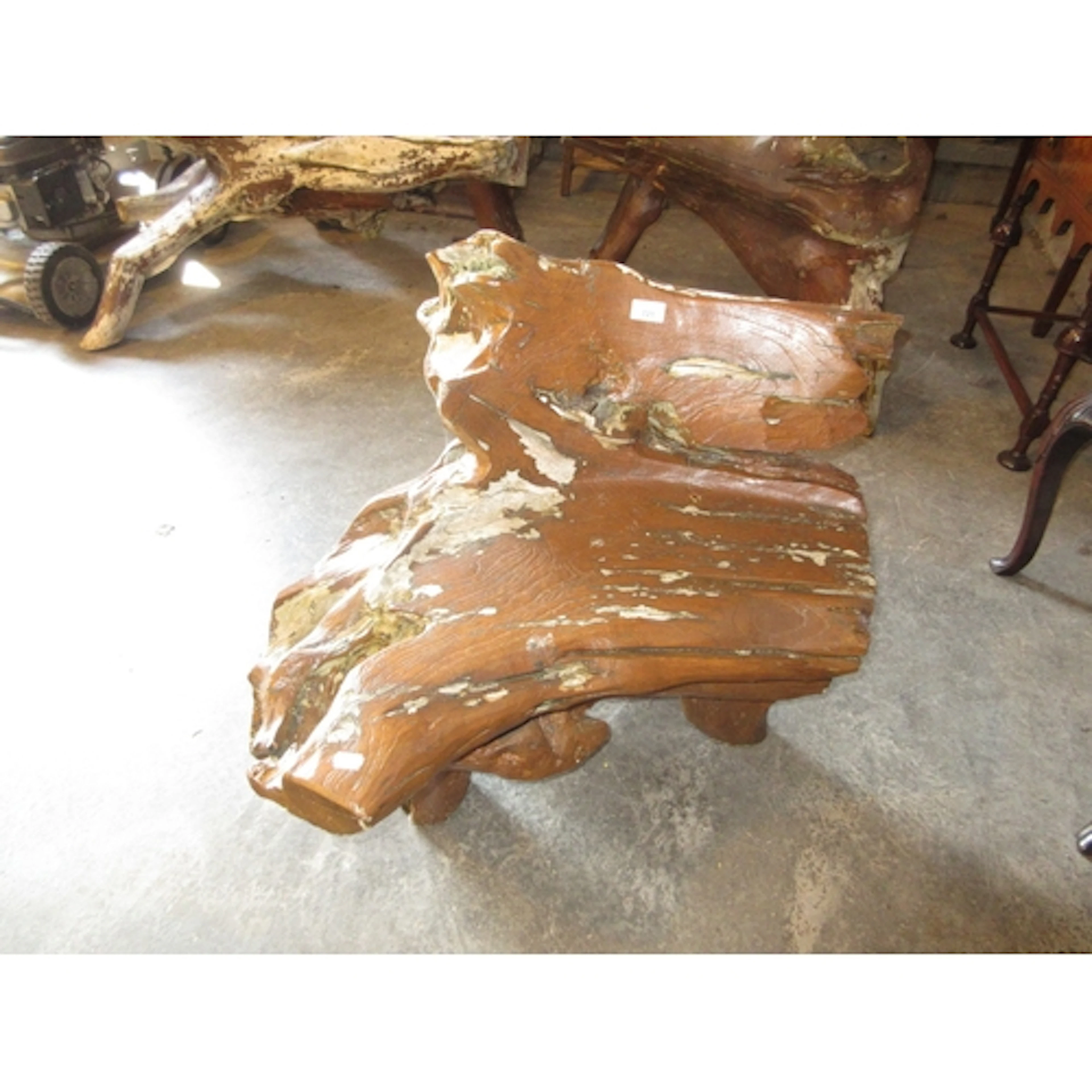 Rustic Tree Trunk Garden Set