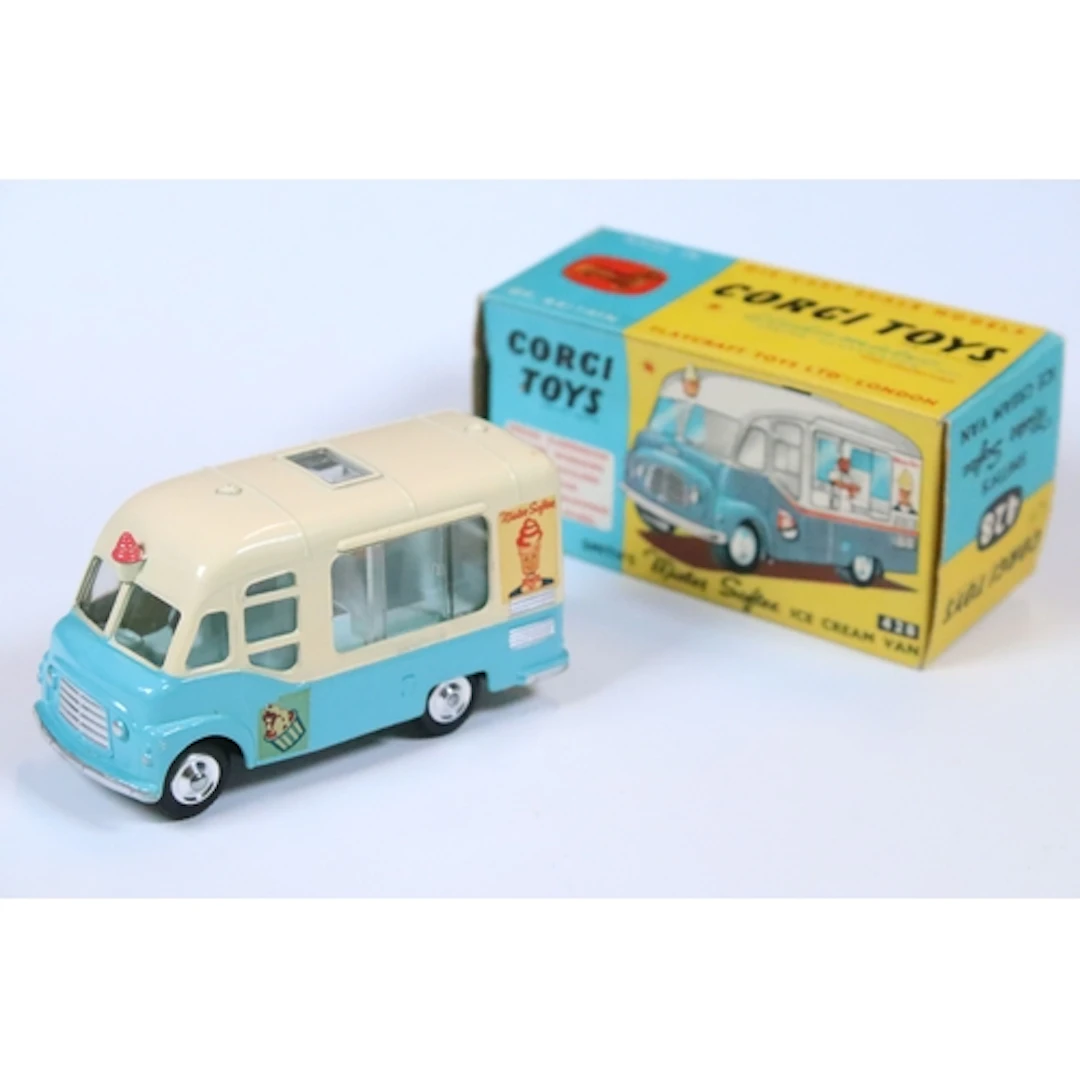 Boxed Corgi 428 Smith's Mister Softee Ice Cream Van diecast ...