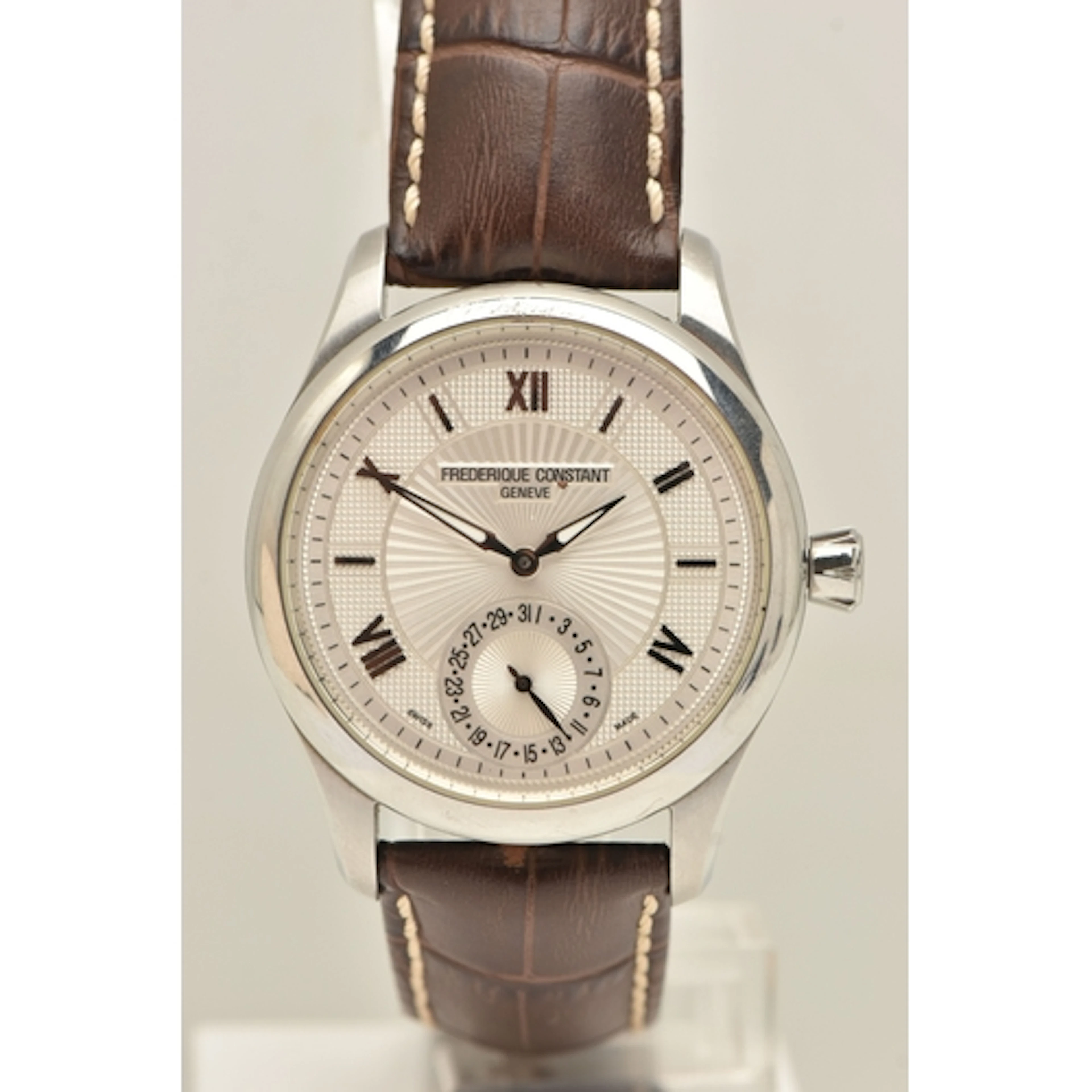 A GENTS 'FREDERIQUE CONSTANT' WRISTWATCH, automatic movement...