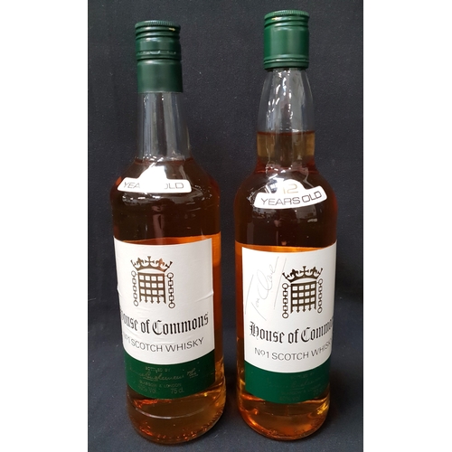 TWO BOTTLES OF HOUSE OF COMMONS 12 YEAR OLD WHISKY one bottl...