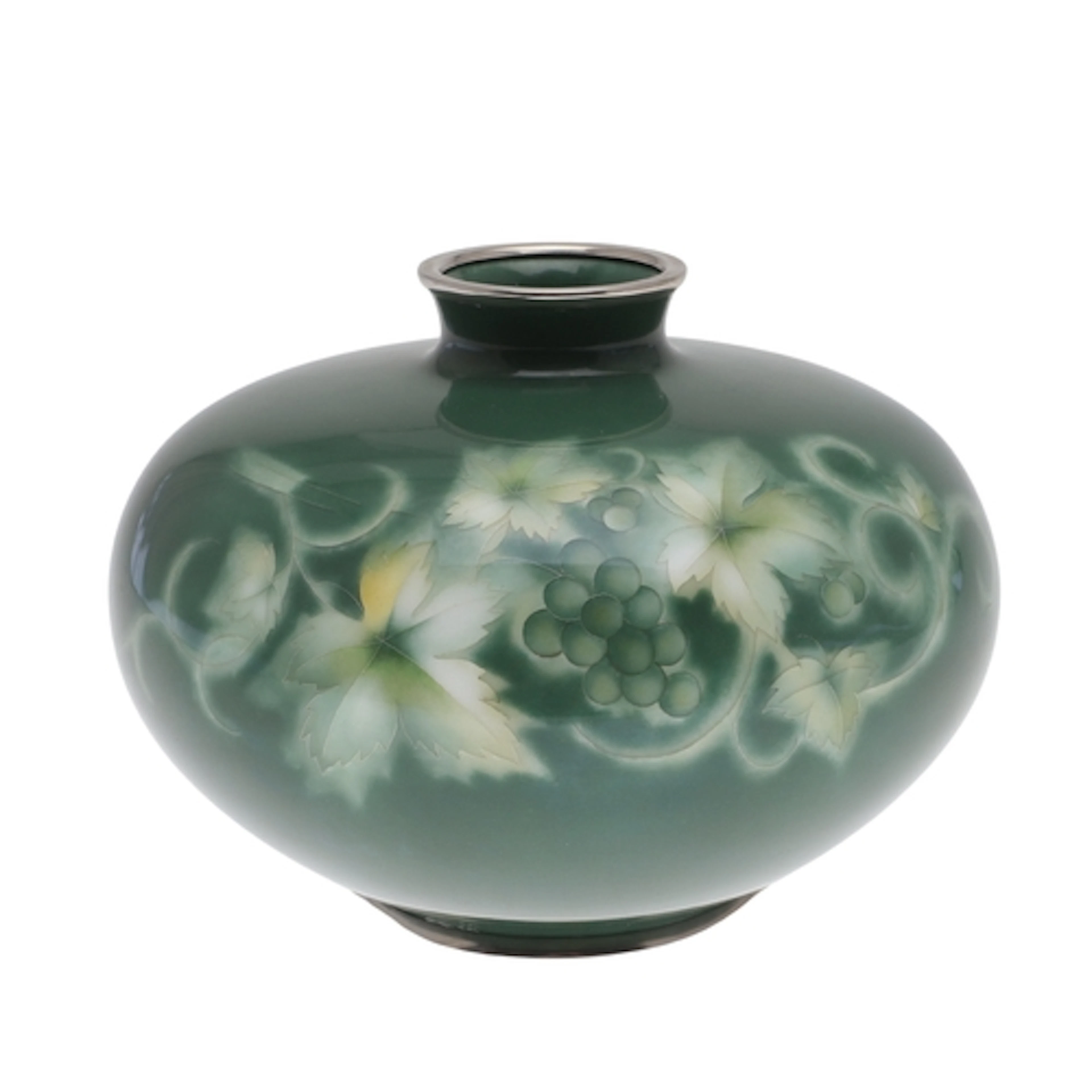 JAPANESE 20TH CENTURY CLOISONNE VASE. Probably by Ando Jubei...