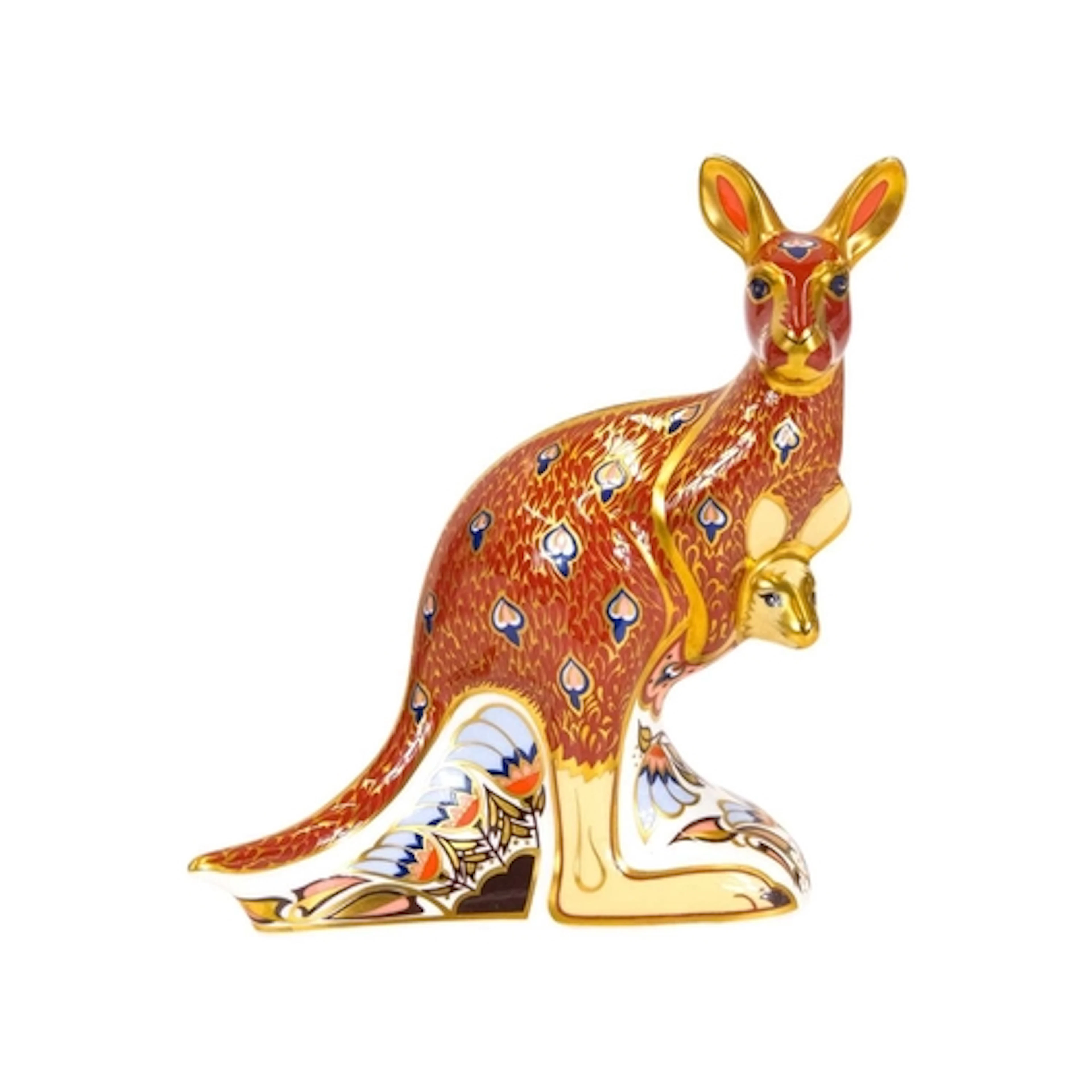 Royal Crown Derby - Kangaroo paperweight. From the Australia...
