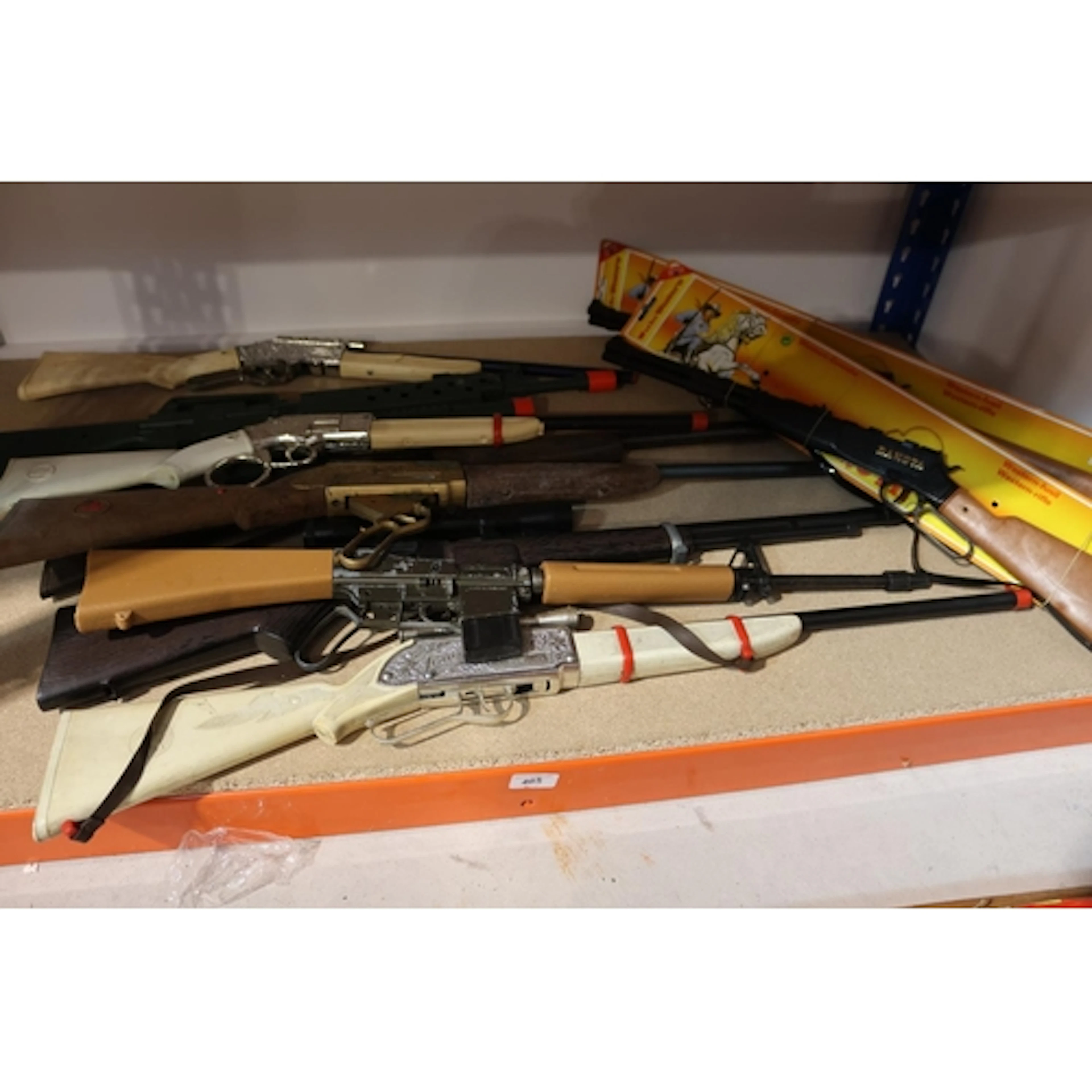 Vintage toy guns to include Star 73, Marksman, Sharp Shooter...