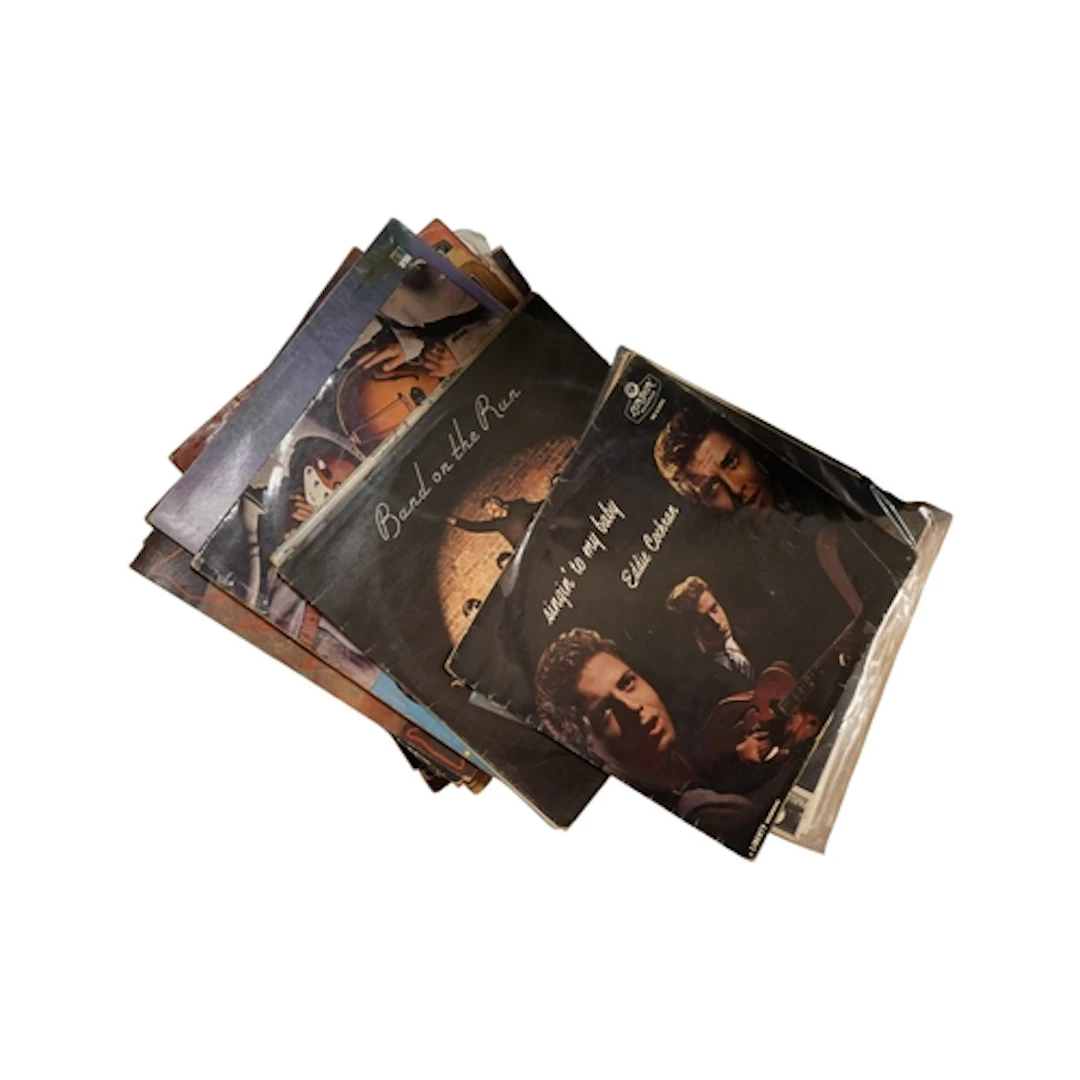 A collection of vintage LPs, including Eddie Cochran and The...