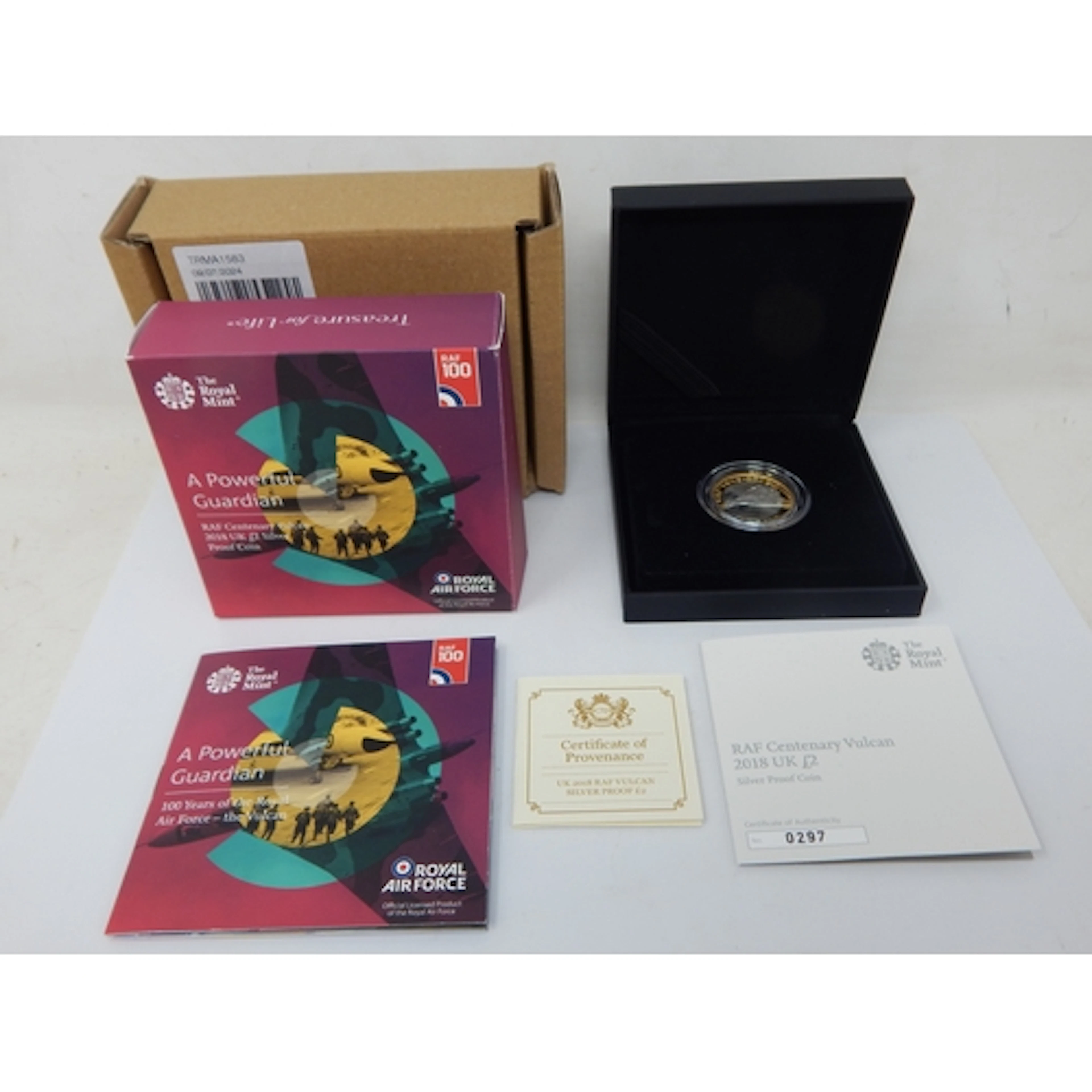 Royal Mint 2018 UK £2 Silver Proof Coin Commemorating The RA...