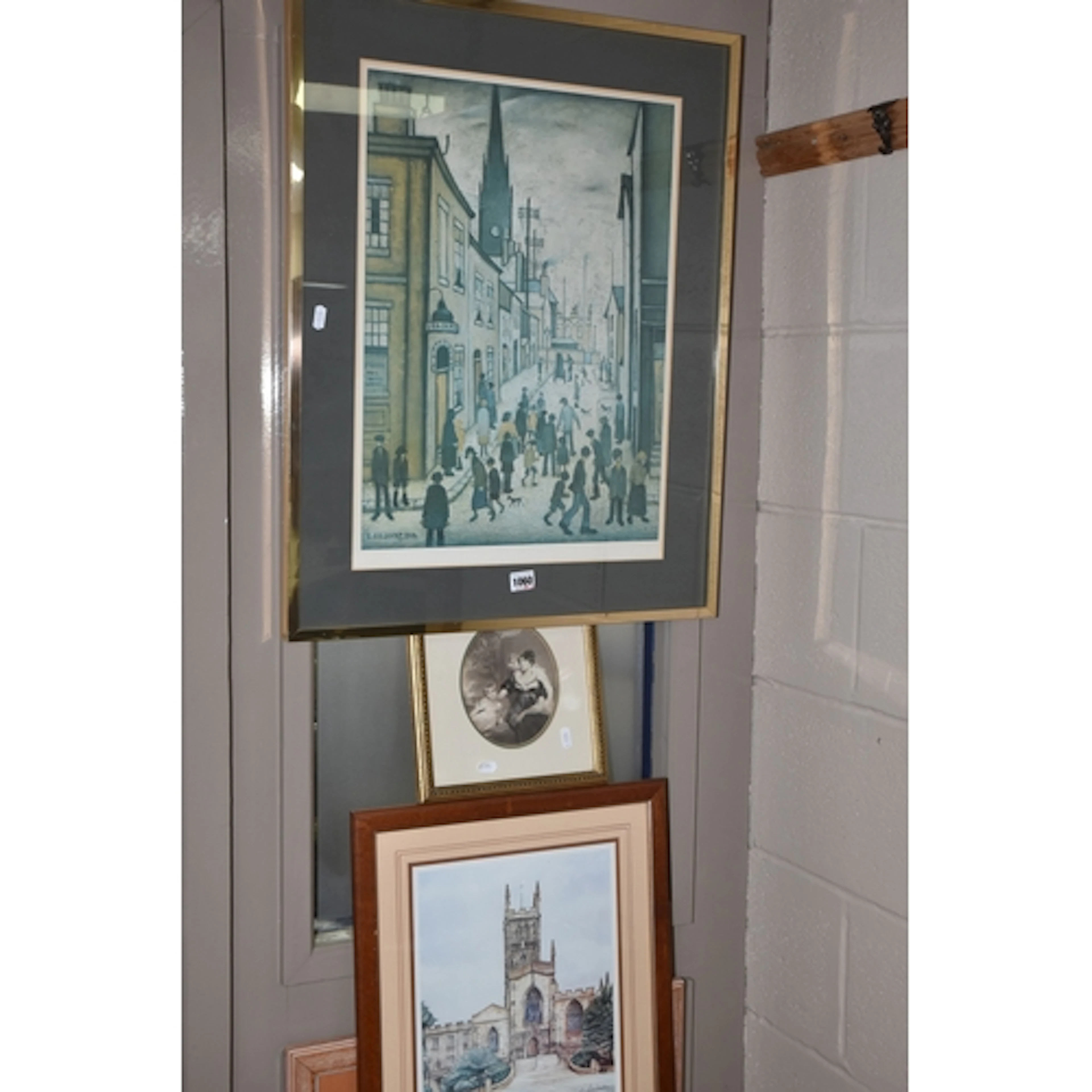 L.S. LOWRY 'THE ORGAN GRINDER', a limited edition print with...