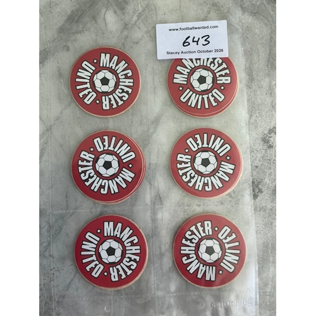 Babs Soccer Manchester United Rosettes Football Cards: Manch...