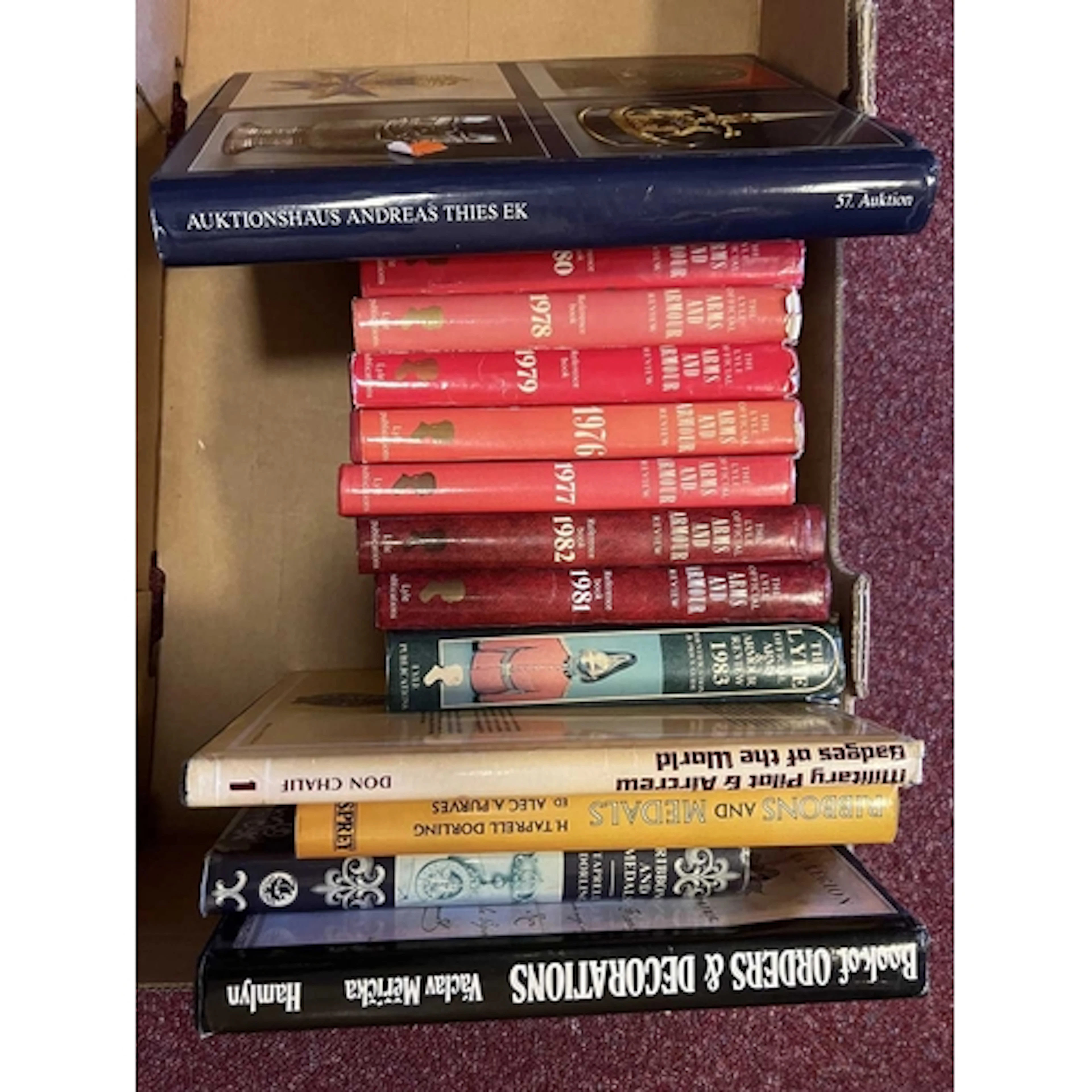 A QUANTITY OF MILITARY RELATED BOOKS, to include 'Ribbons an...