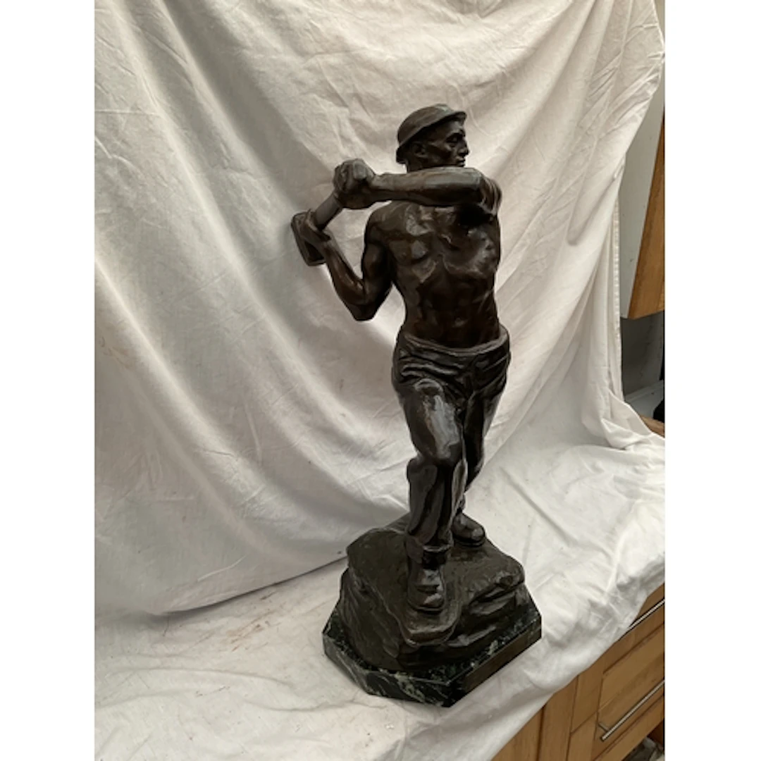 “Der Schmied” by Paul Vogelsanger (German 1880-1967) 1925, l...