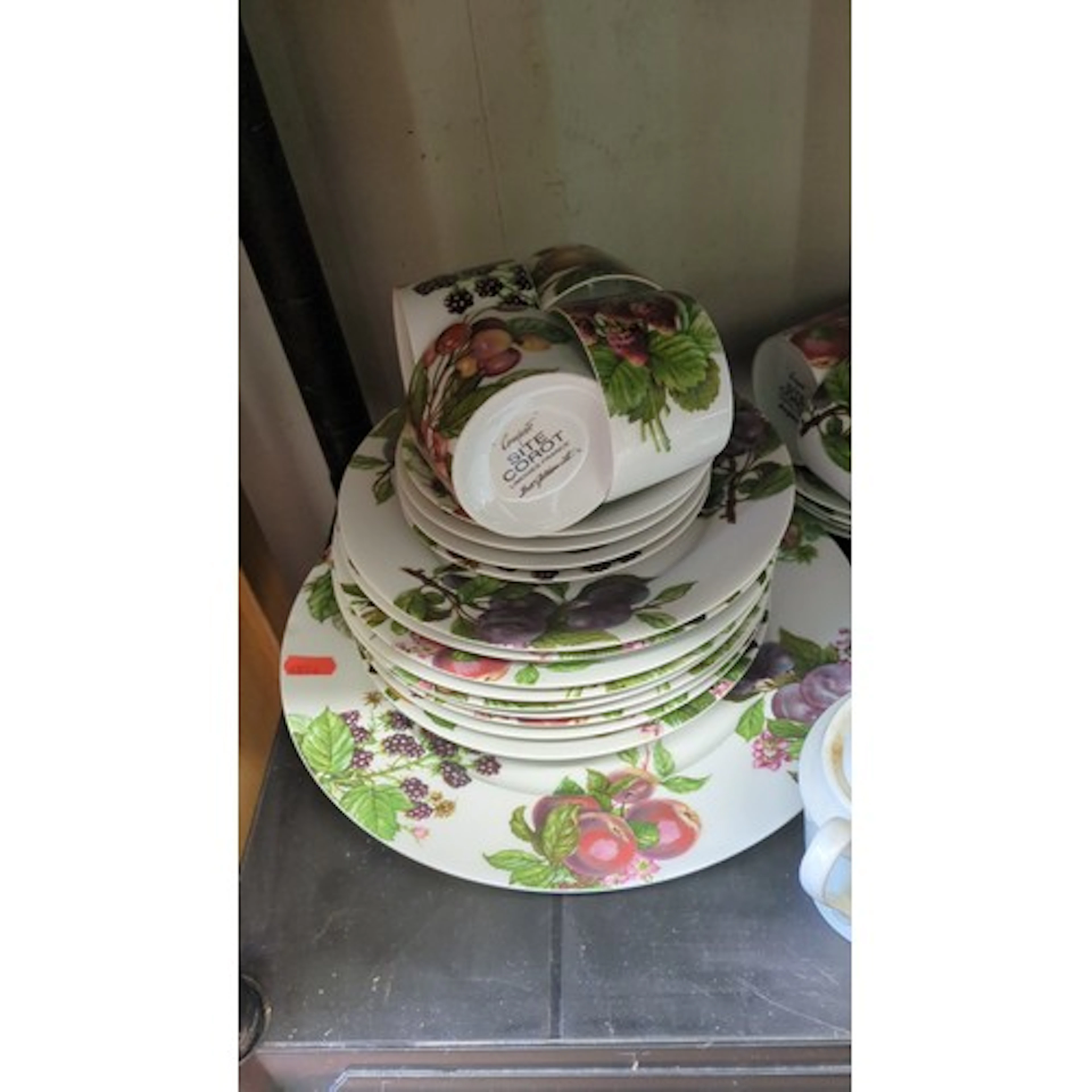 A set of Site Corot Limoges porcelain table wares after bota...