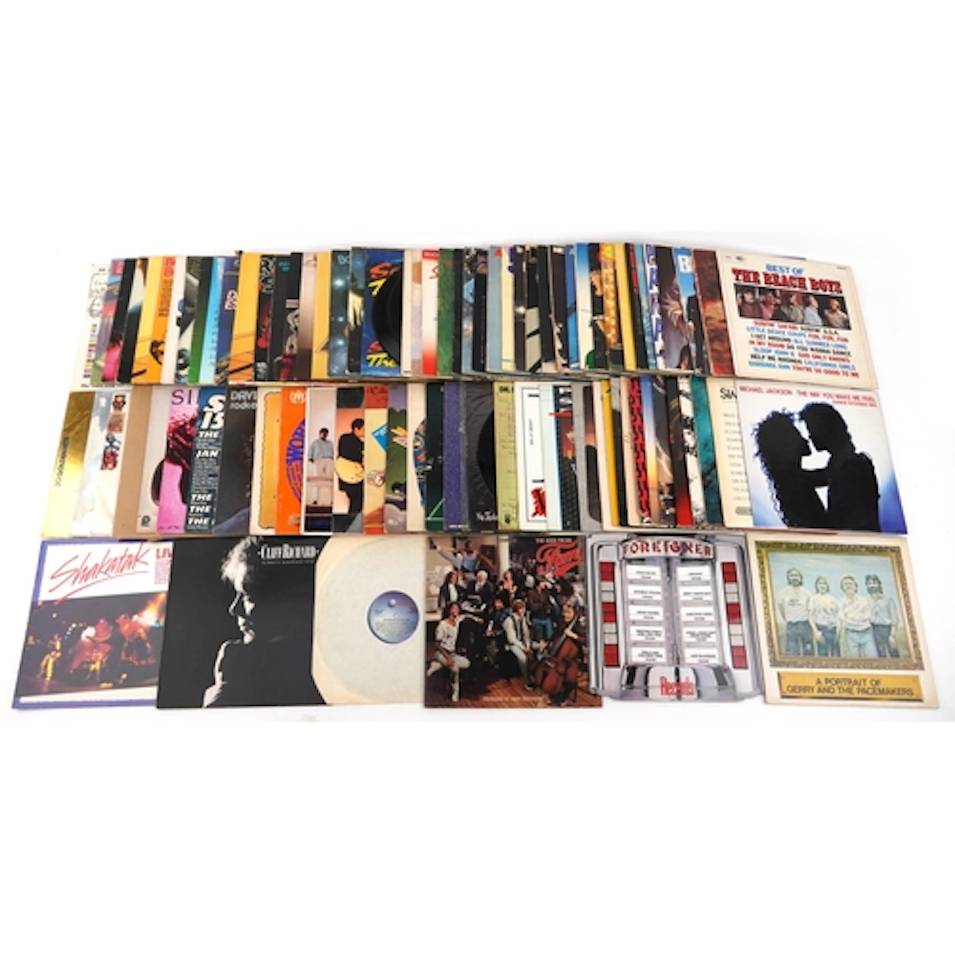 Collection of vinyl LP records including Cliff Richard, Phil...