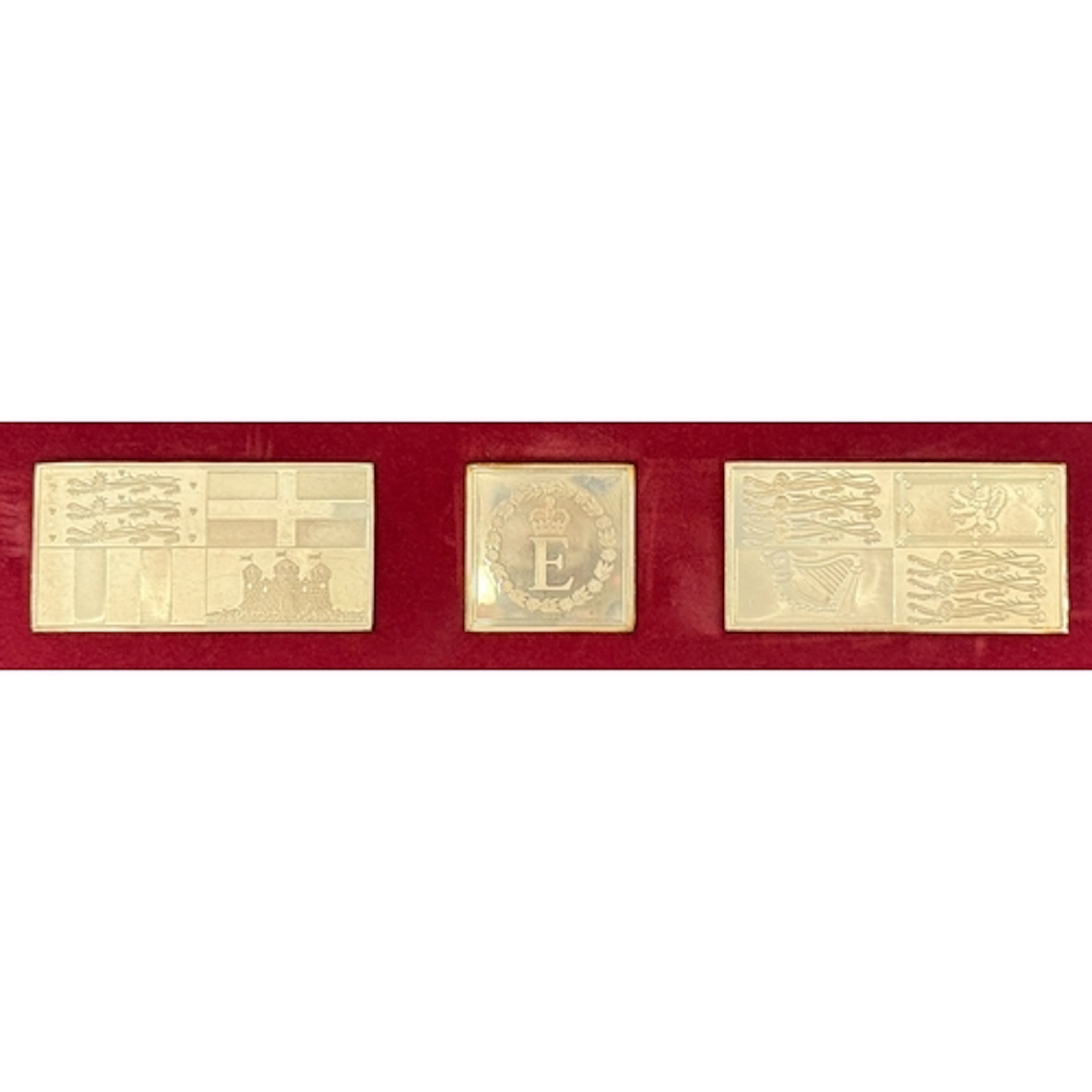 The Royal Standards Queen’s Silver Jubilee three-ingot sterl...
