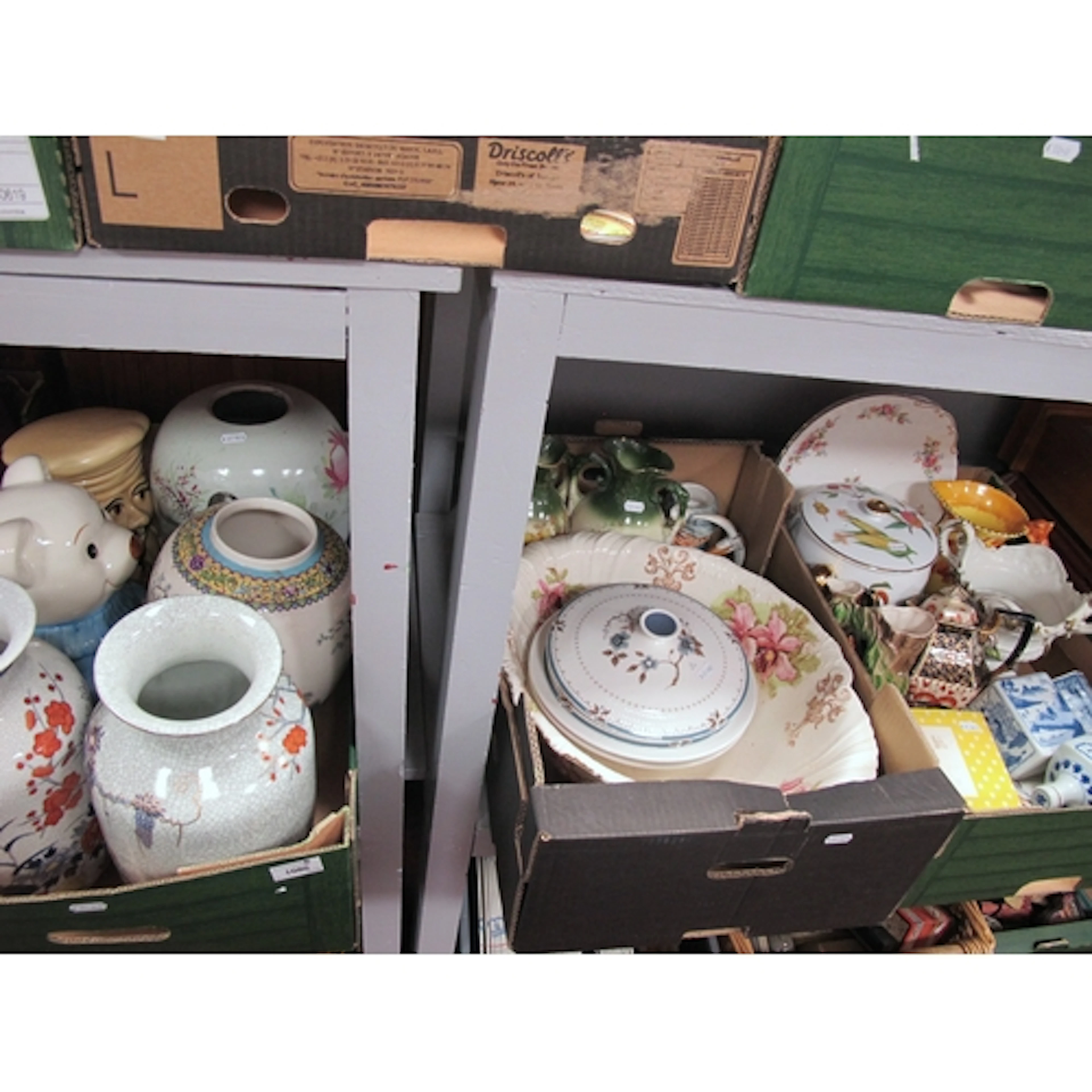 Ceramics, including assorted oriental vases, Royal Doulton l...