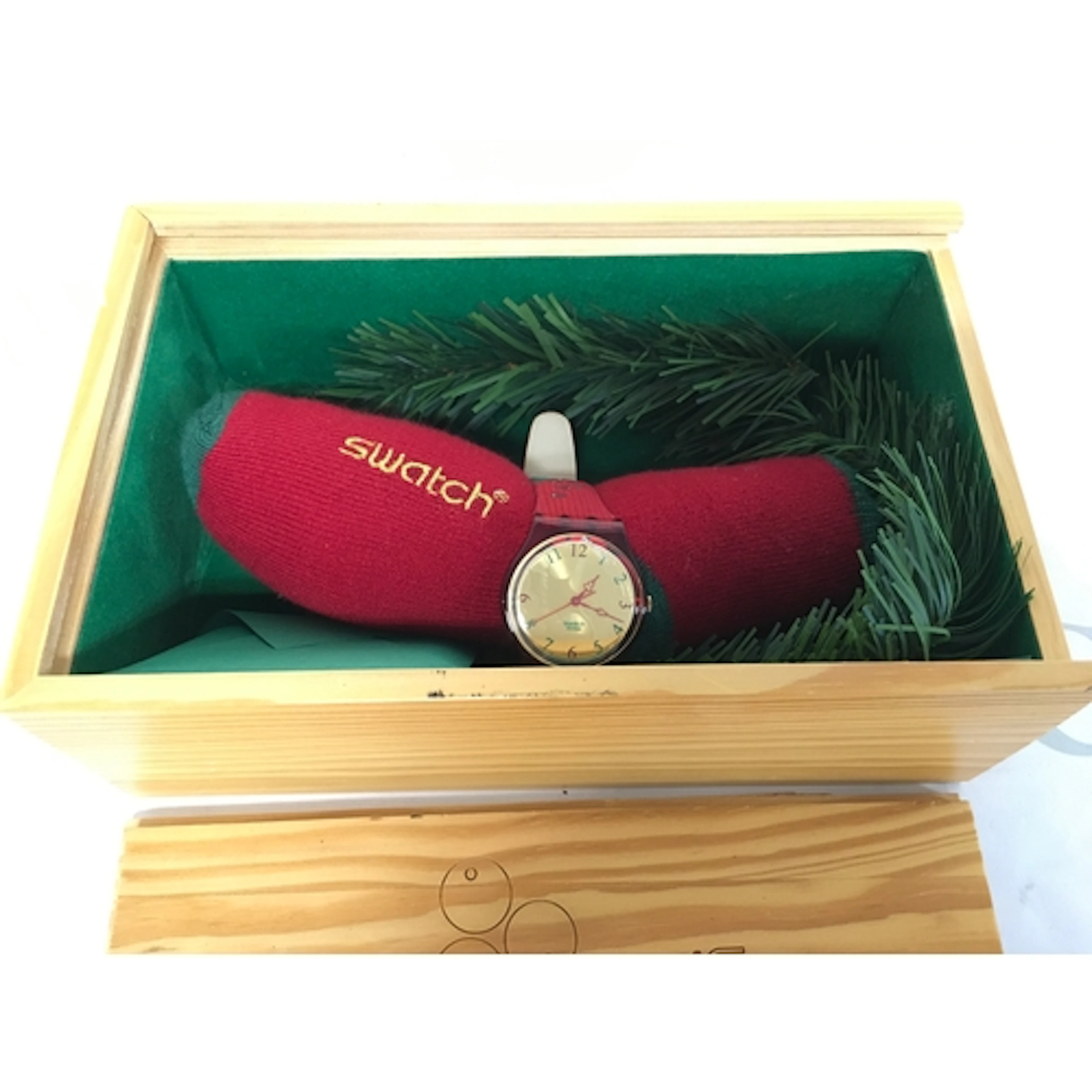 limited edition 2004 Swatch "Holly Joy" (GZ189) Christmas sp...