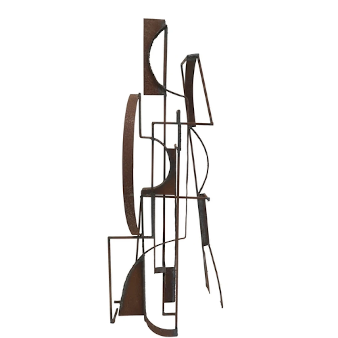 METAL CONTEMPORARY SCULPTURE 47 x 40cm ...