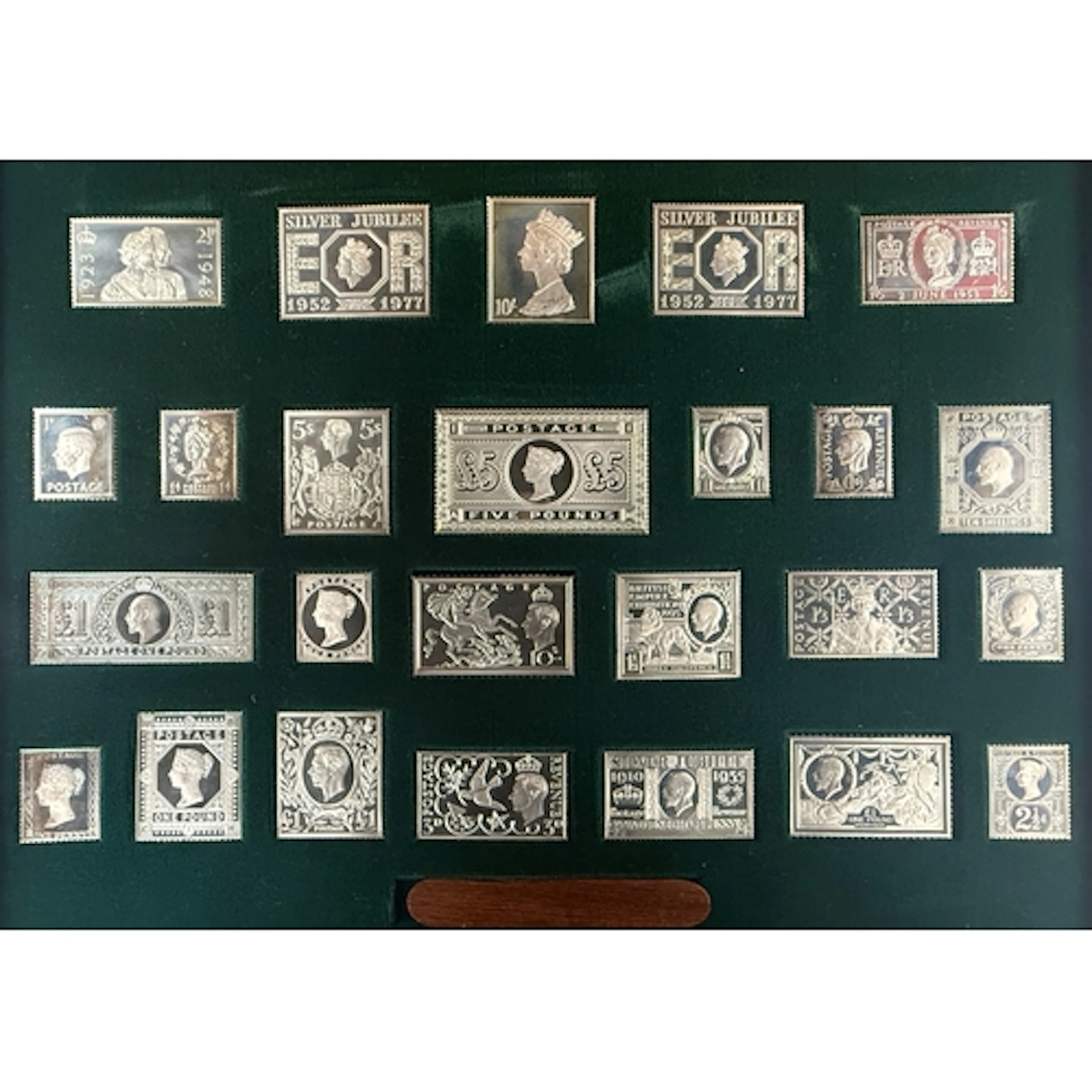 The Stamps of Royalty – A boxed collection of twenty-five Si...
