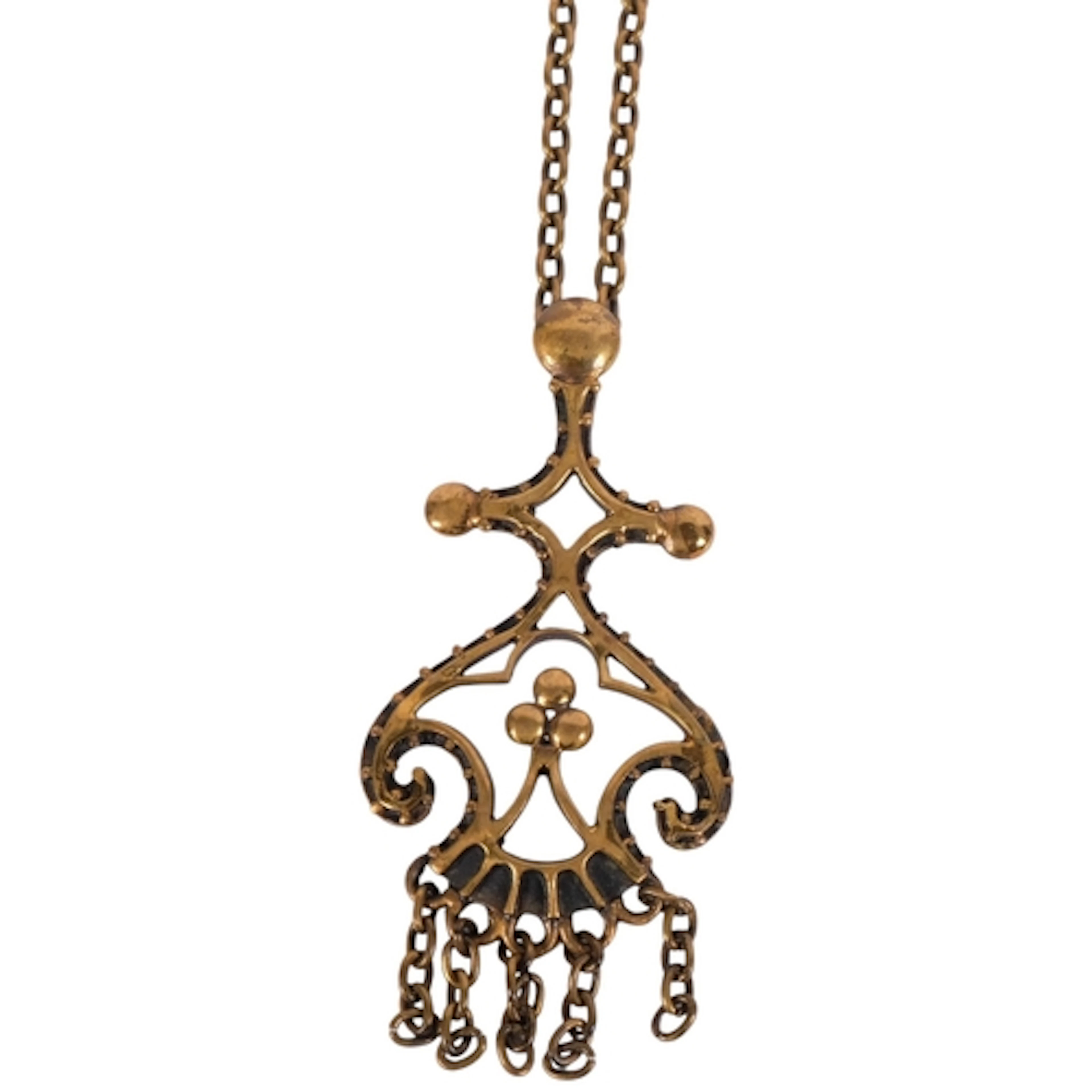PENTTI SARPANEVA - a bronze pendant necklace