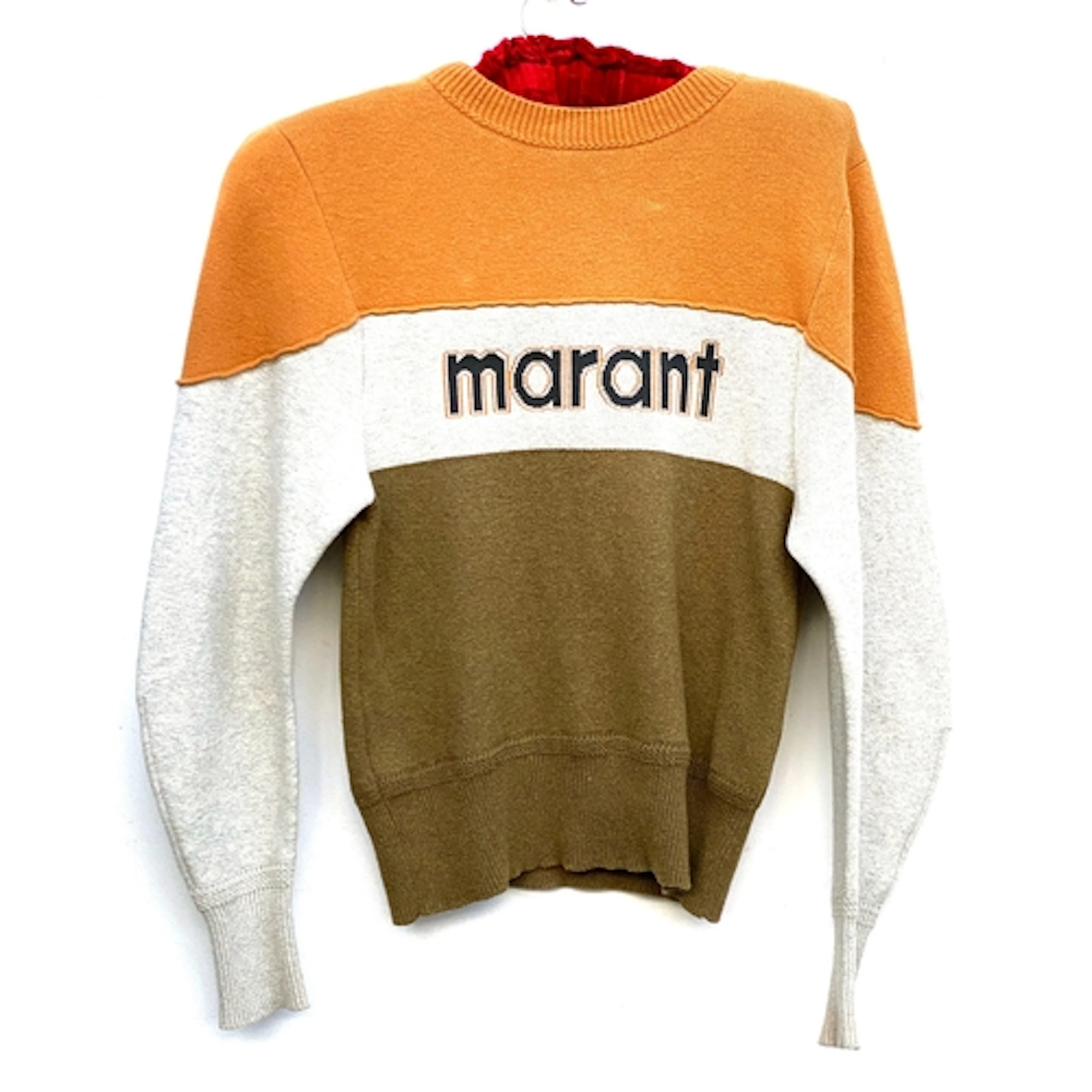 An Isabel Marant Etoile colour block jumper, wool blend, siz...