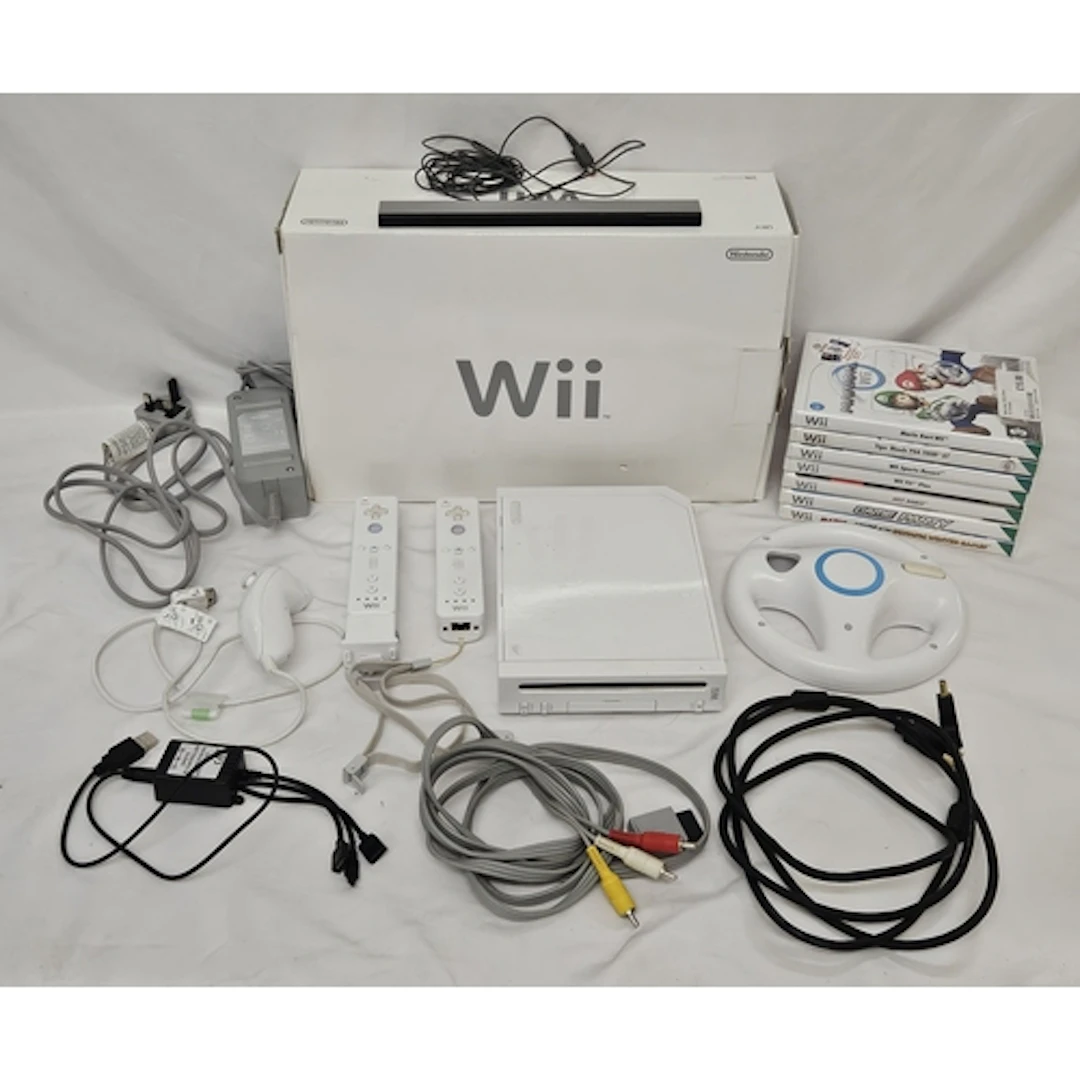 Boxed Nintendo Wii with Wii Sports, Nintendo Wii console, in...