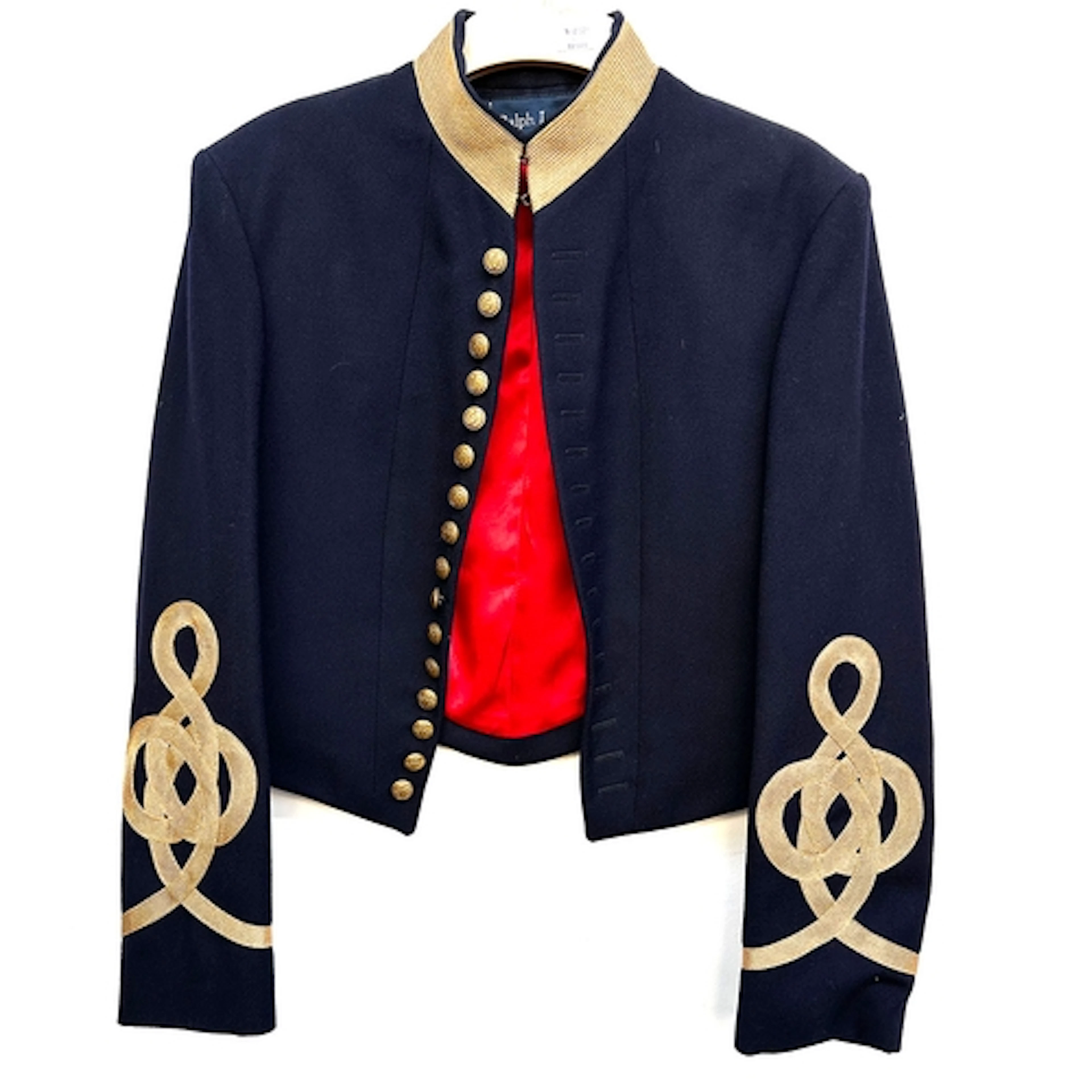 A Ralph Lauren ladies military style wool evening jacket, na...