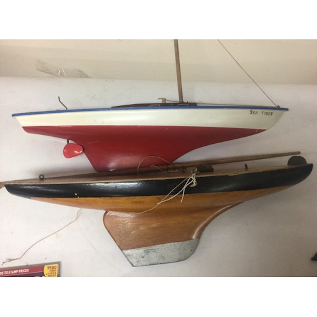 Two Vintage Pond Yachts