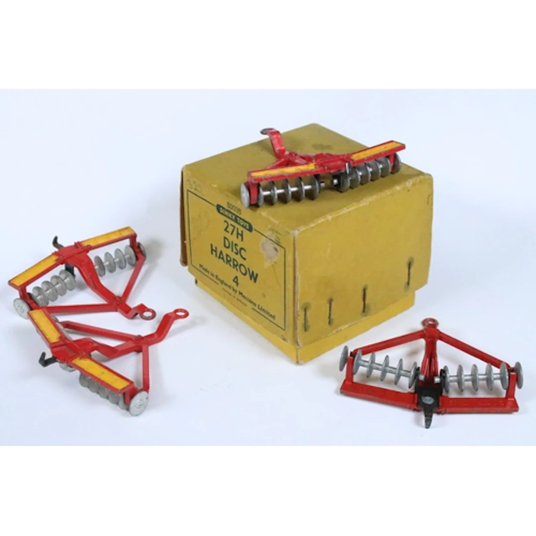 Boxed Dinky 50035 27H Disc Harrow 4 diecast model set, compl...