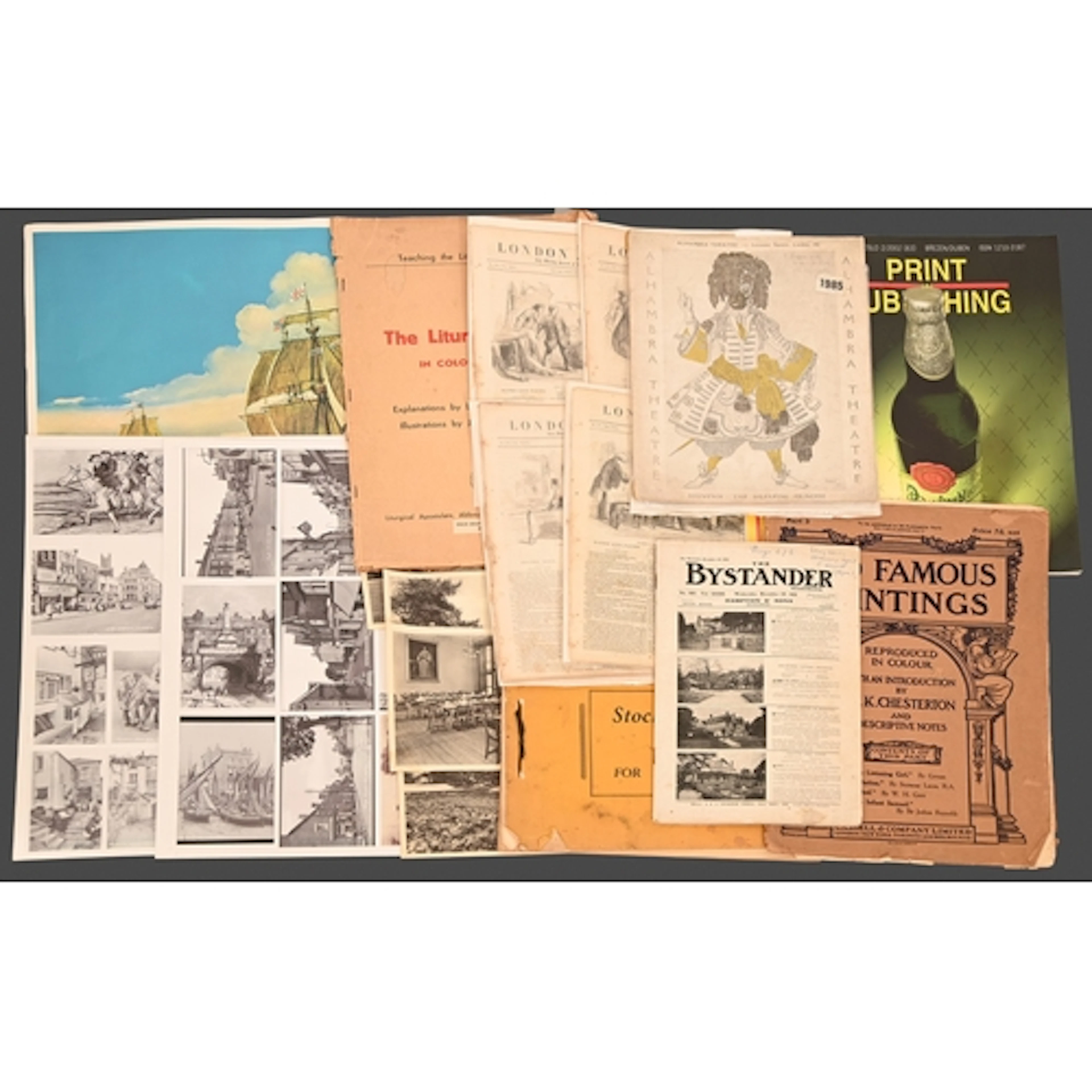 Miscellaneous printed ephemera, early 20th c and later, incl...