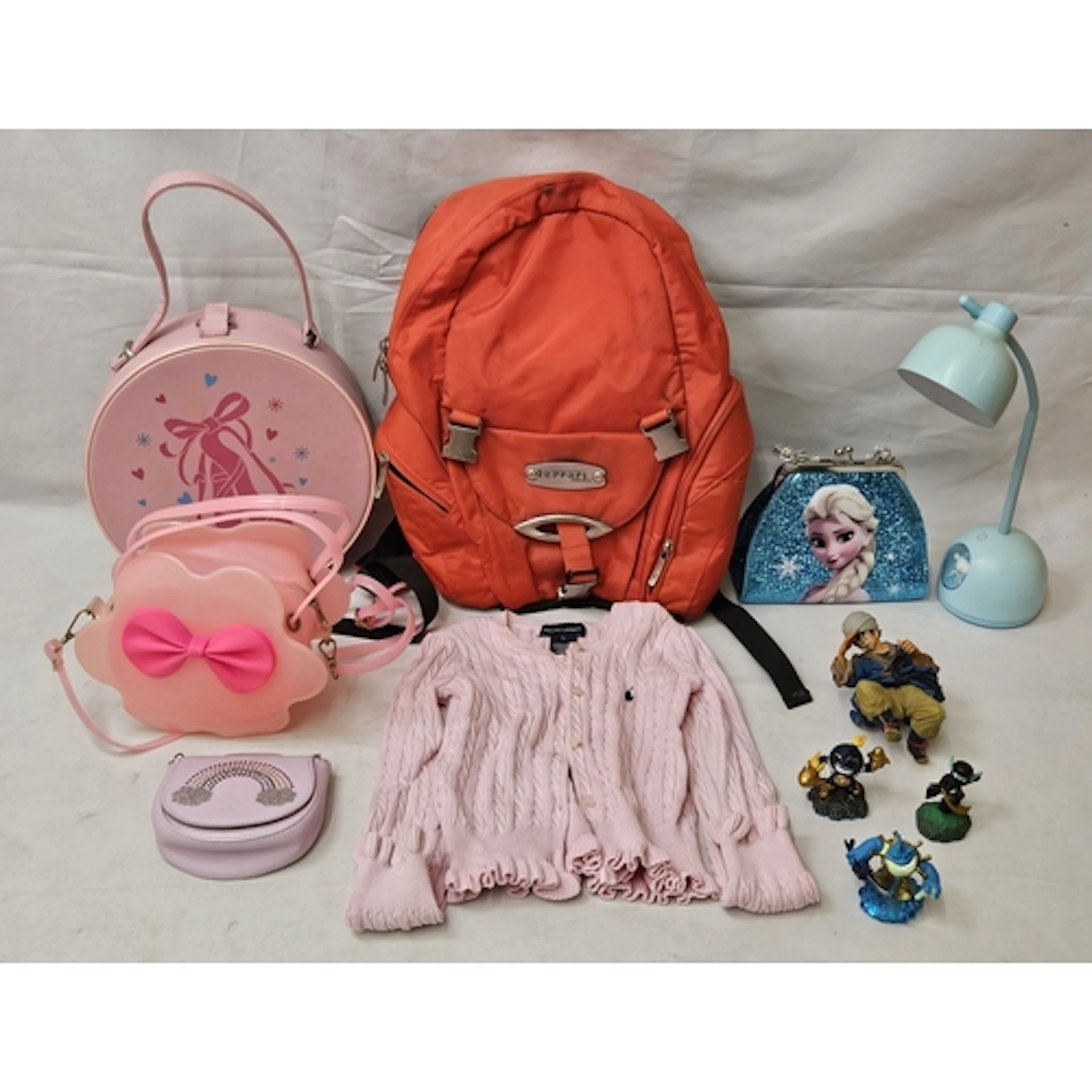 Children's Handbags, Cinnamoroll lamp, Kids Ralph Lauren top...