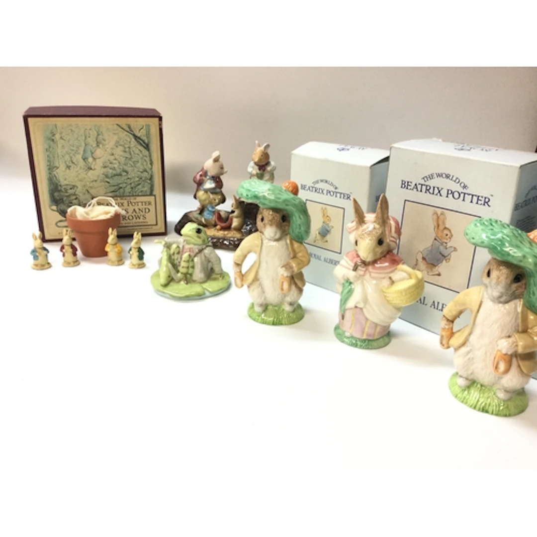 Royal Albert Beswick and Ernesto boxed and unboxed figures, ...